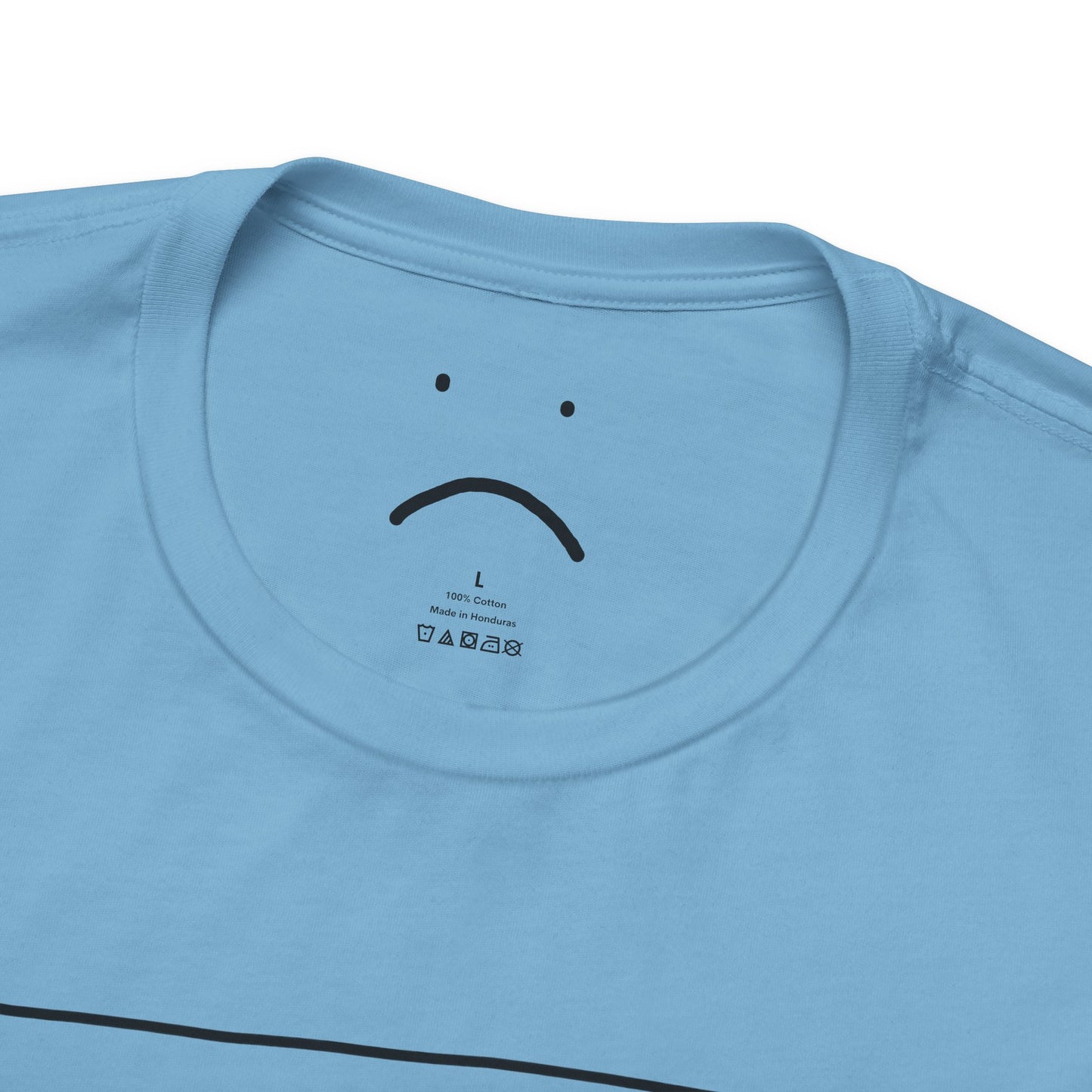 blue hair lands tee