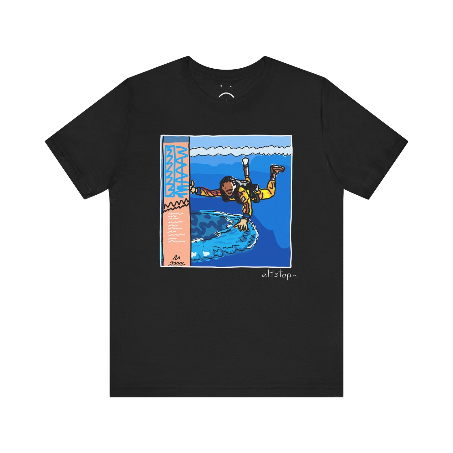 japanese skydiver deluxe tee