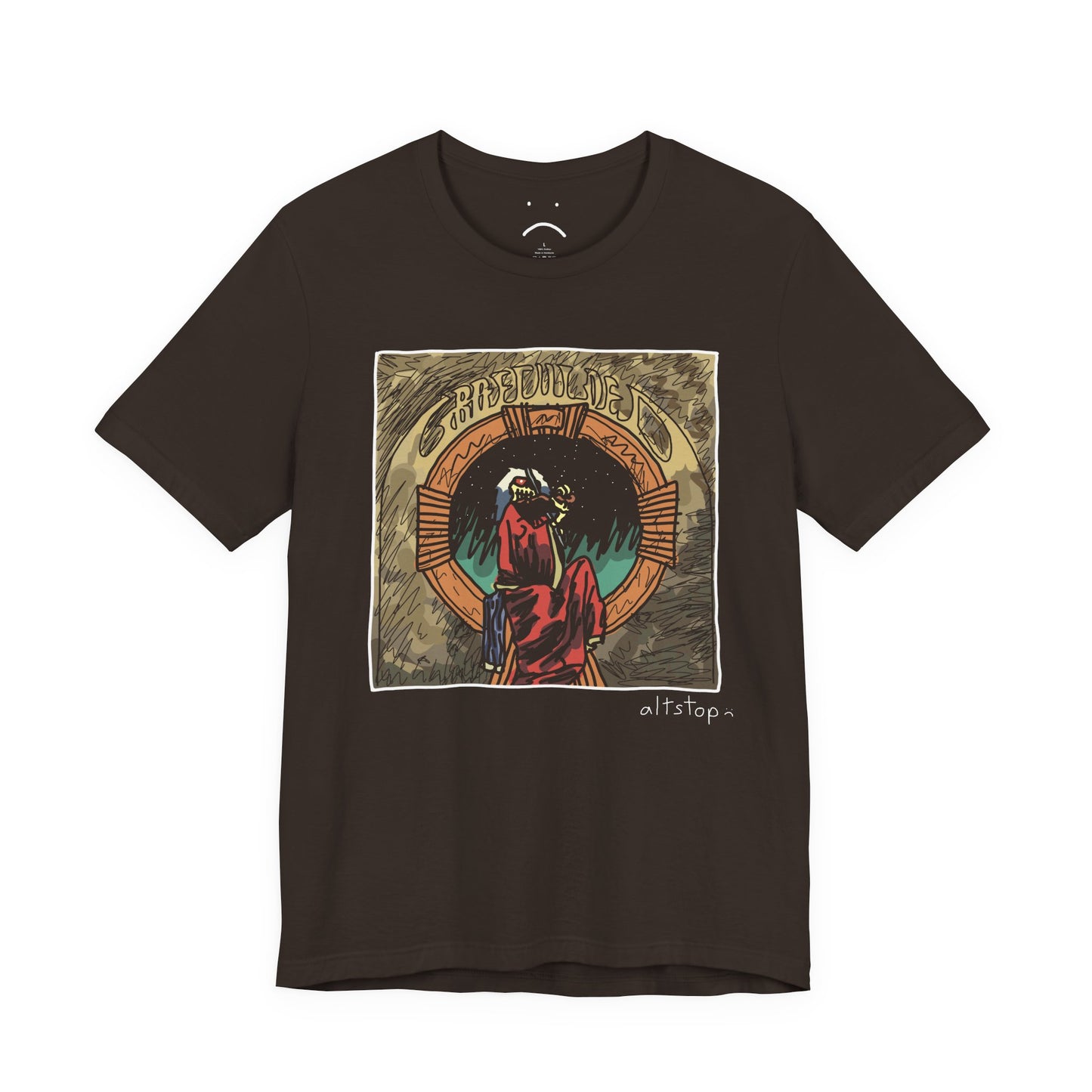 violin skeleton for allah deluxe tee