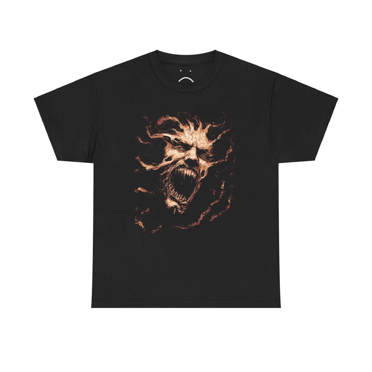 swirly agonizing face tee