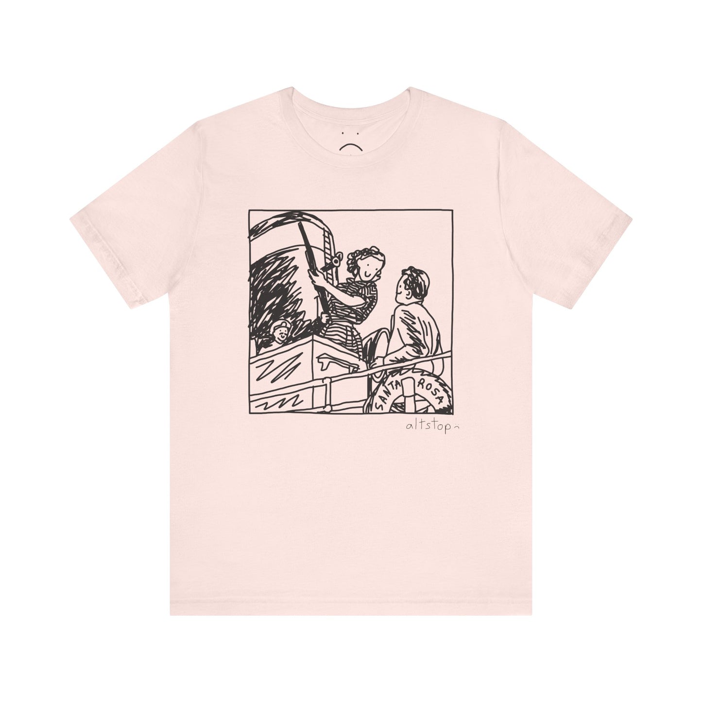 sailor woman with a gun tee