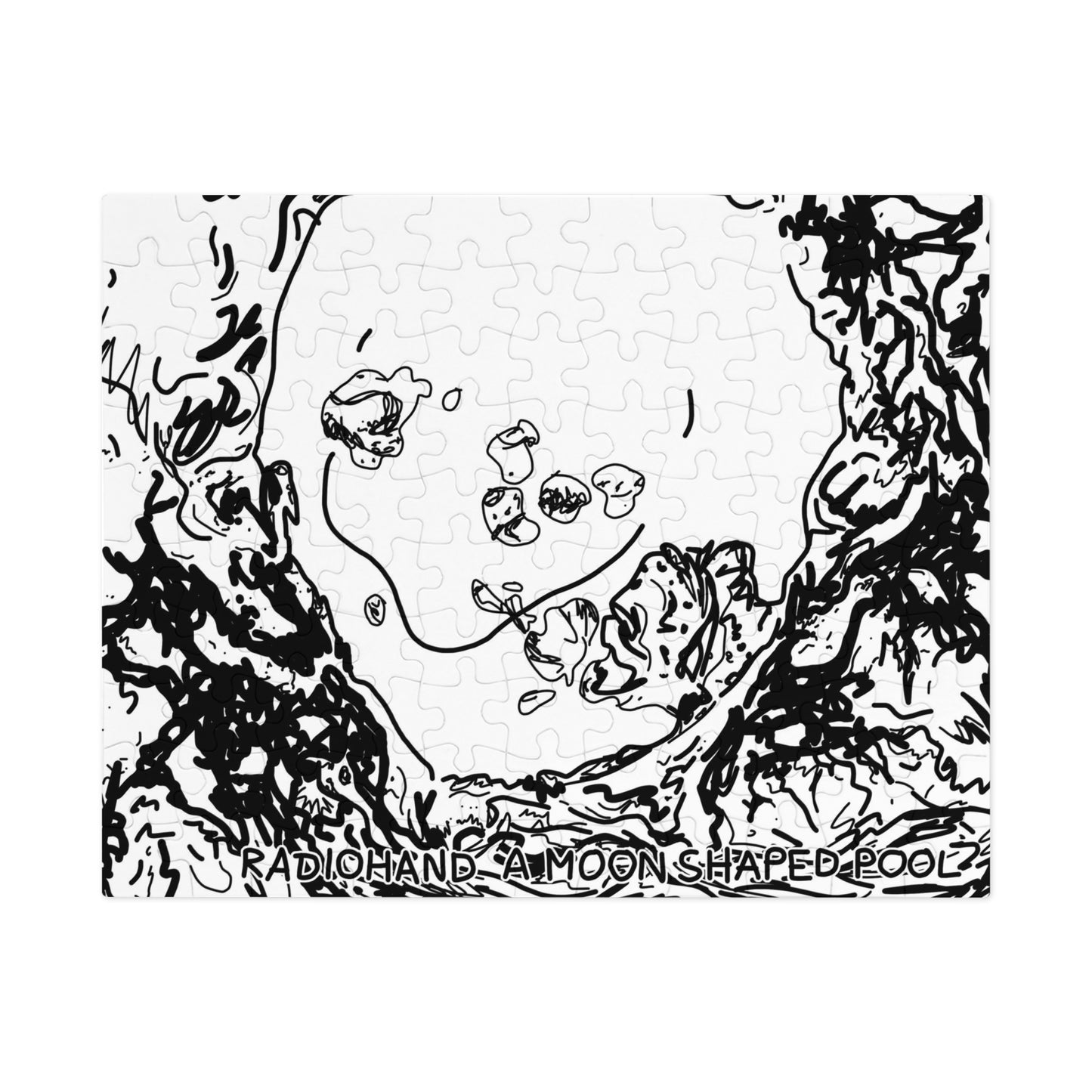 moon shaped pool jigsaw puzzle