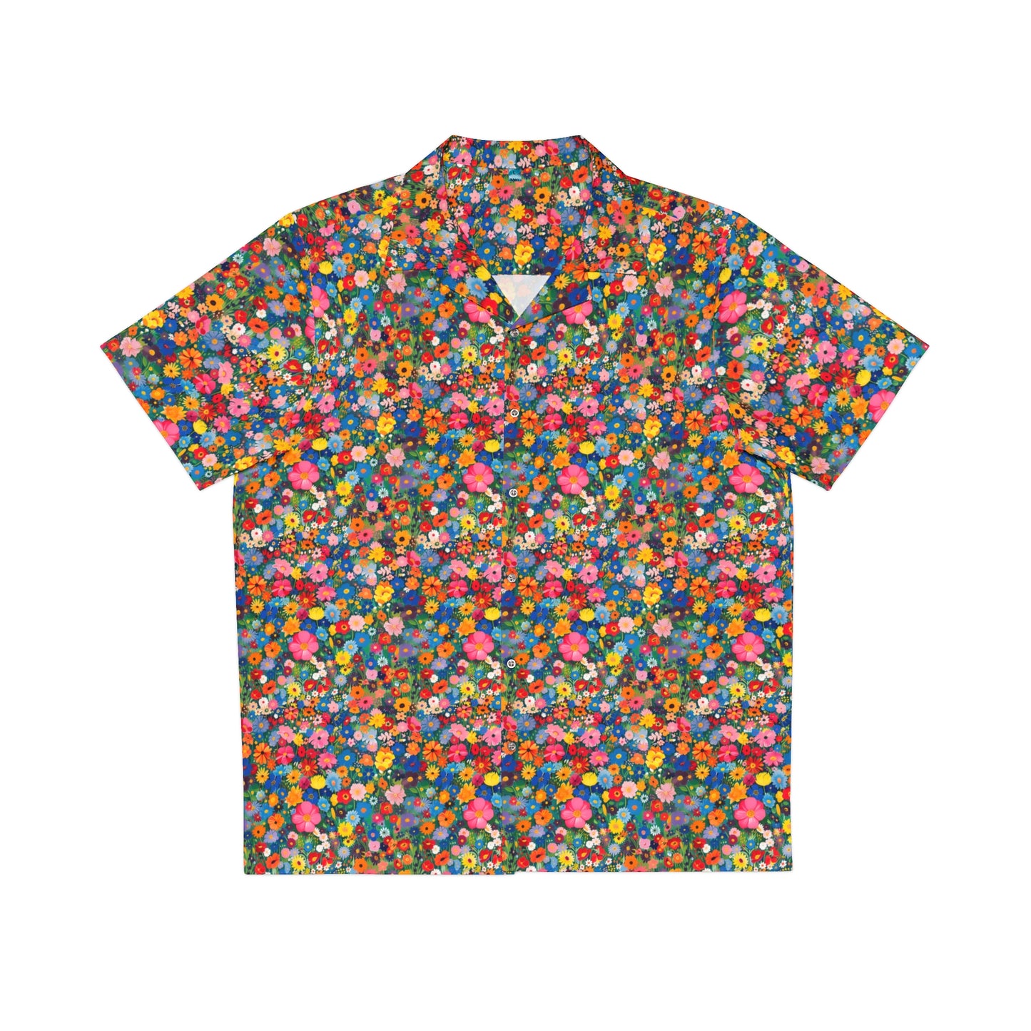 tiny flower button-down shirt