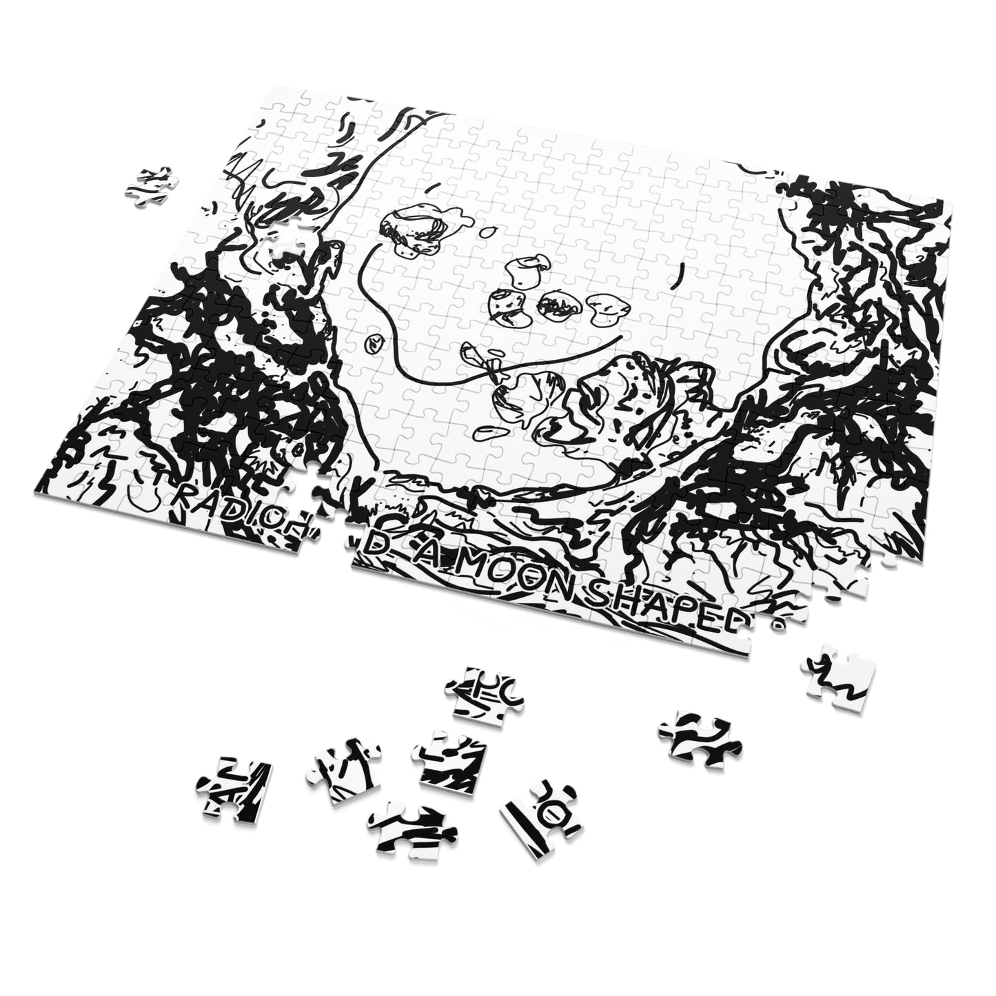 moon shaped pool jigsaw puzzle