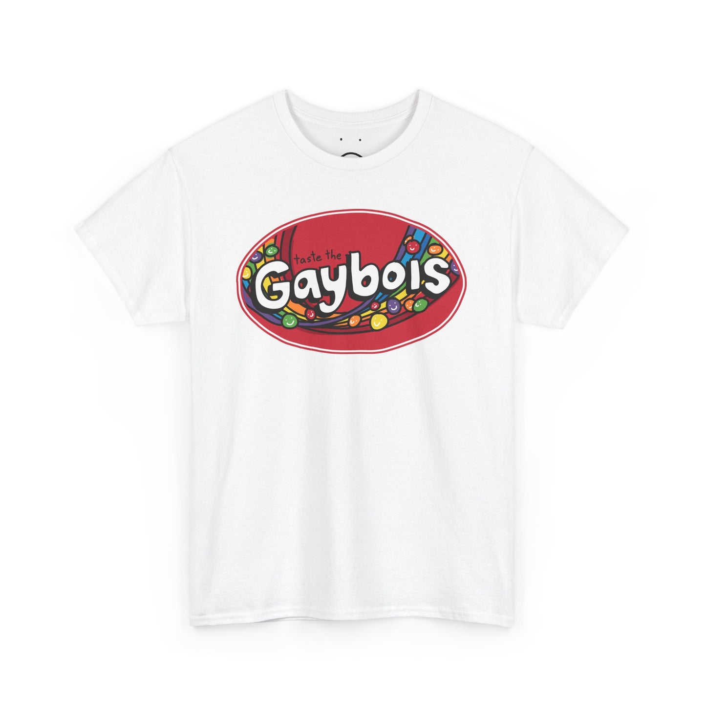 gaybois rainbow tee