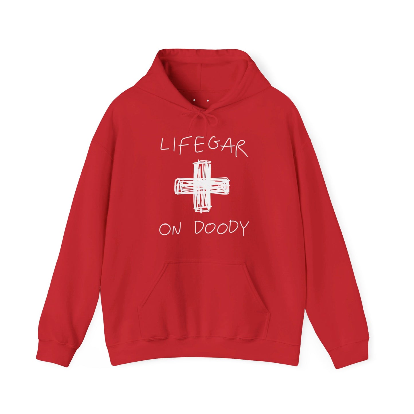 lifegar on doody hoodie
