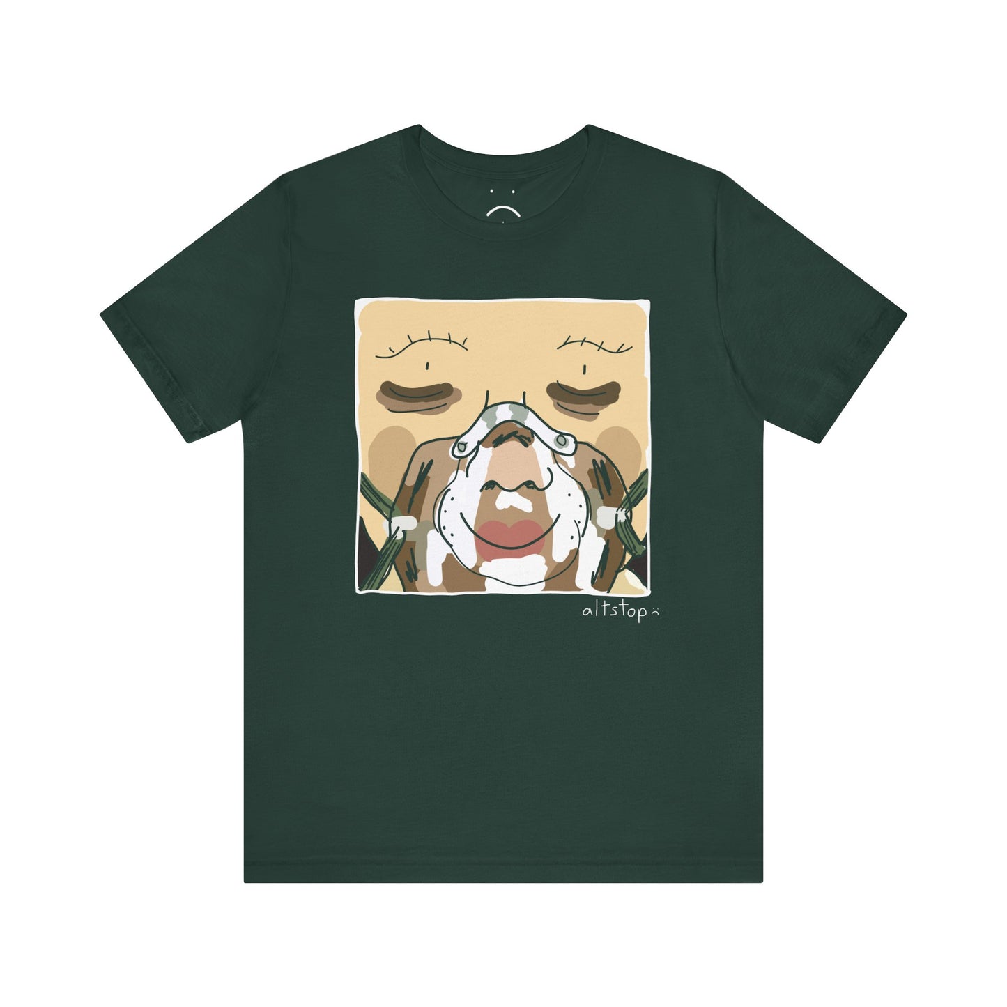 oxygen mask lady deluxe tee
