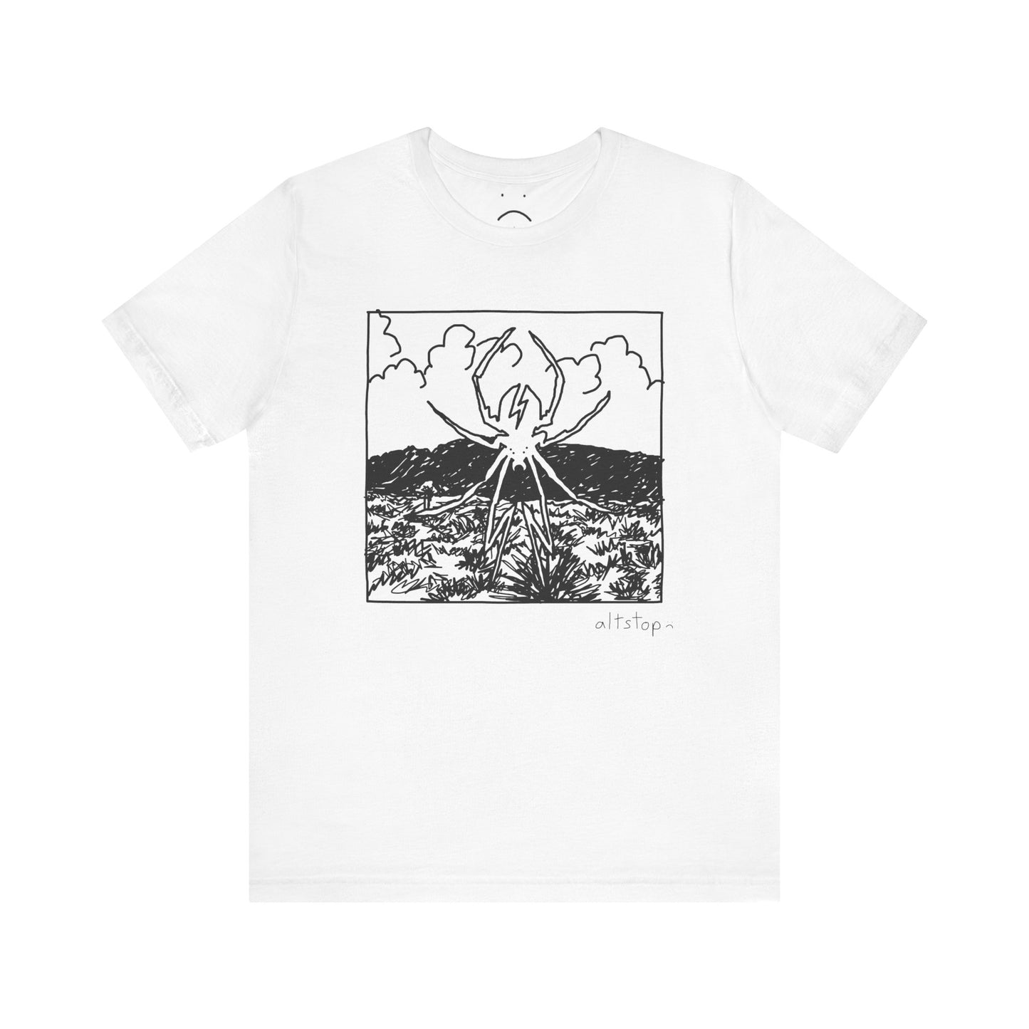 lightning spider tee