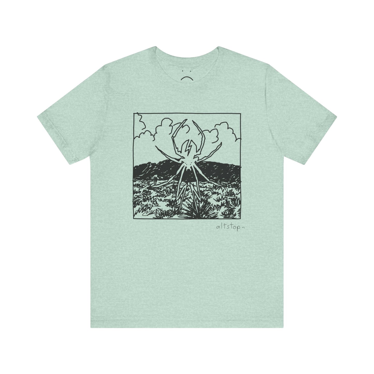 lightning spider tee