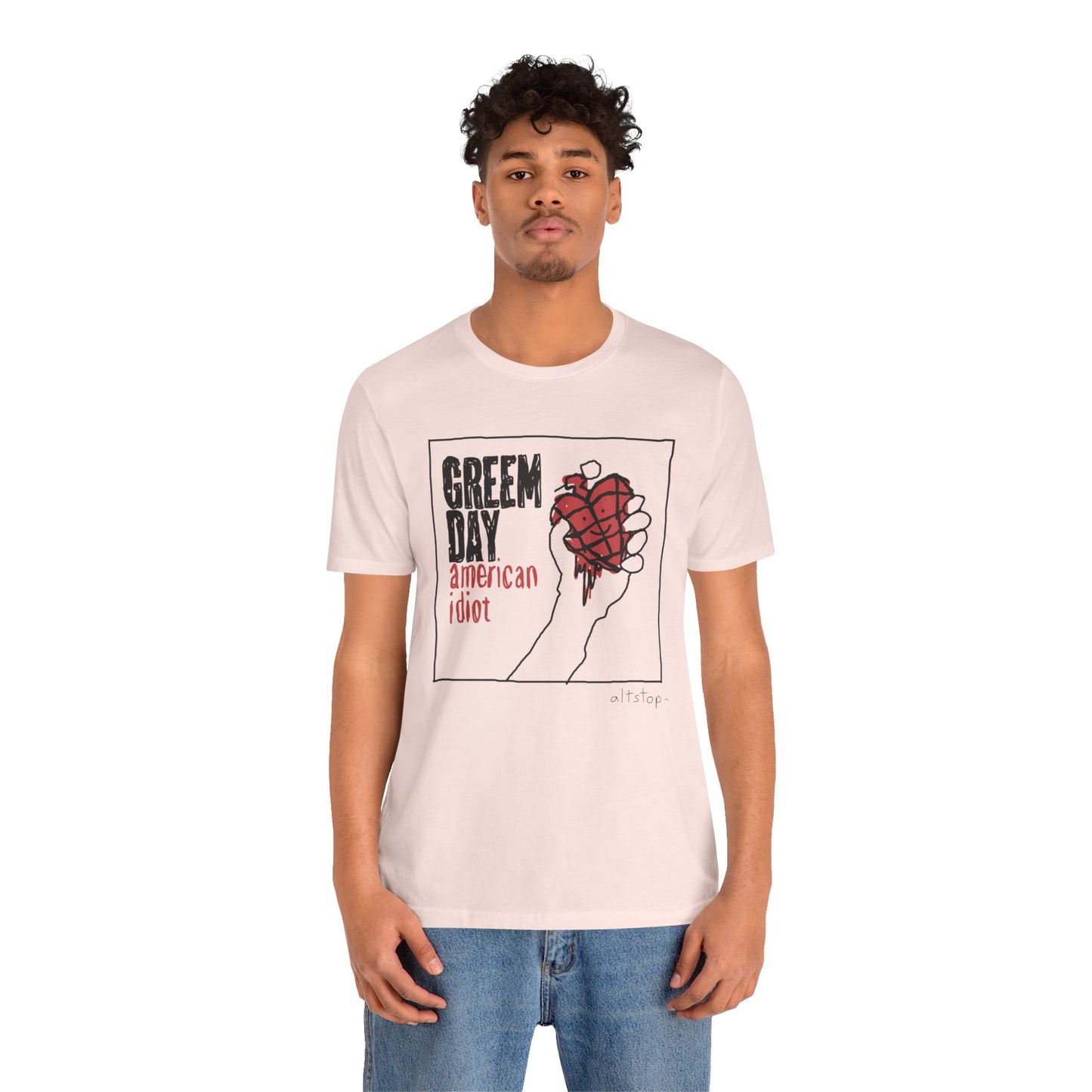 bloody heart grenade usa tee