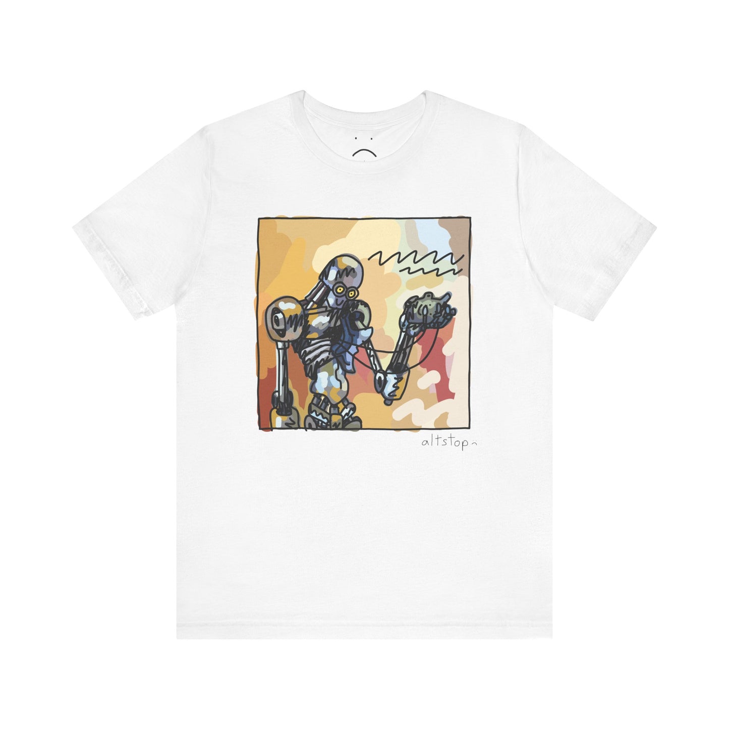 robo with a heart deluxe tee