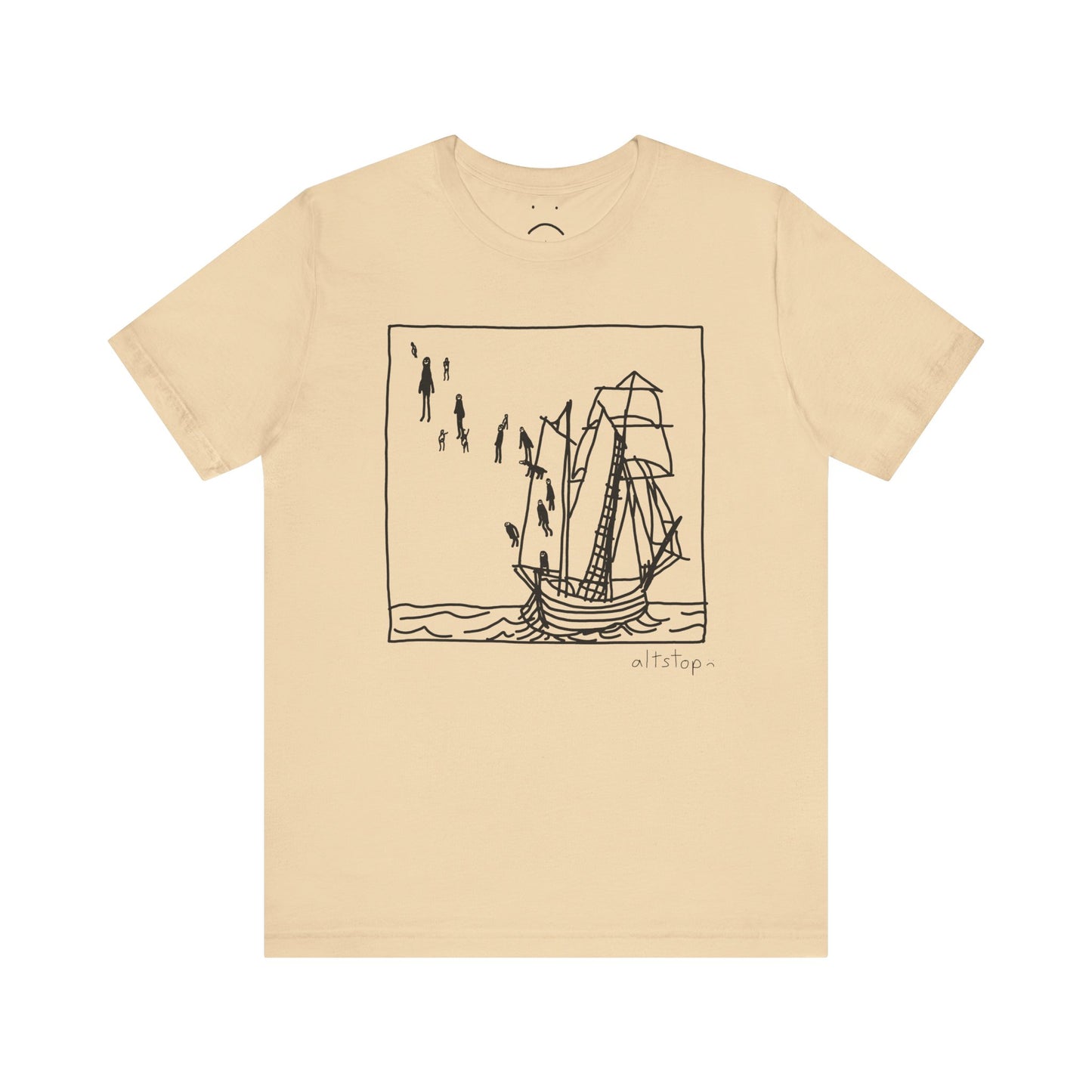 boats and floating people tee