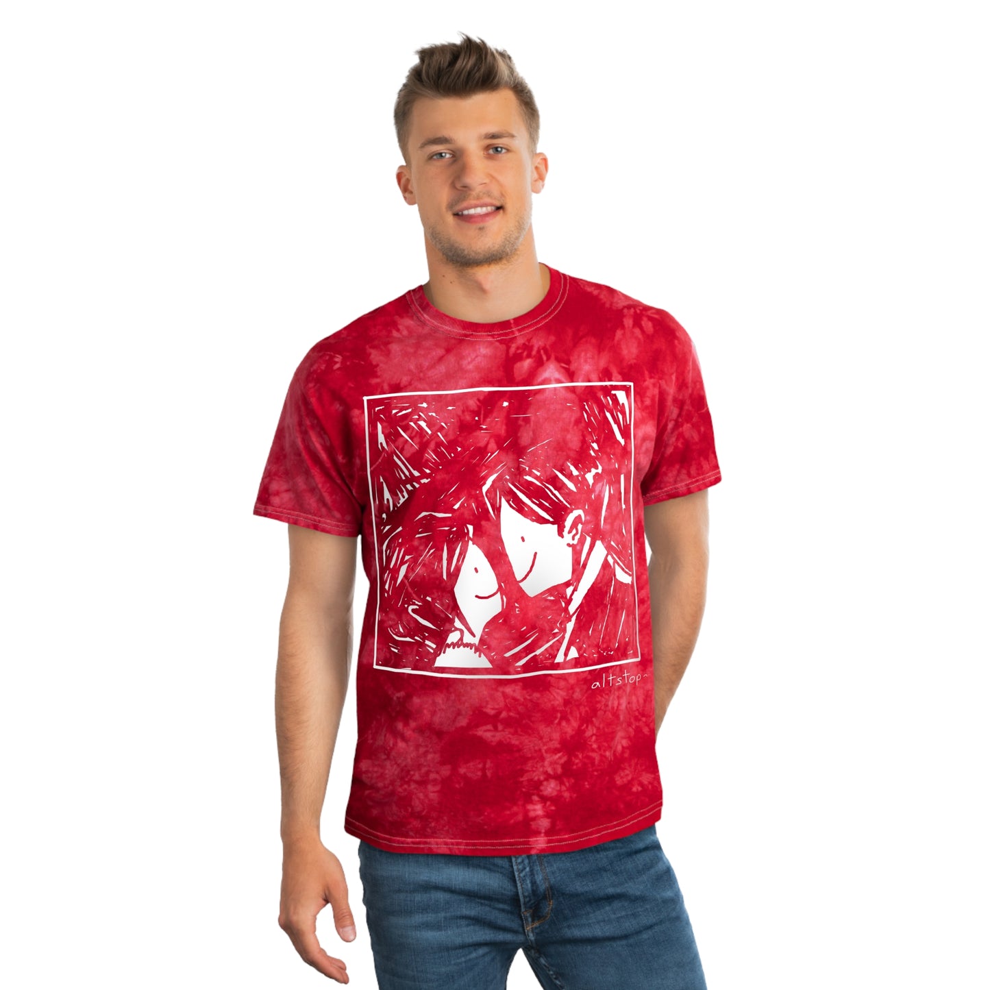 tie dye revenge tee