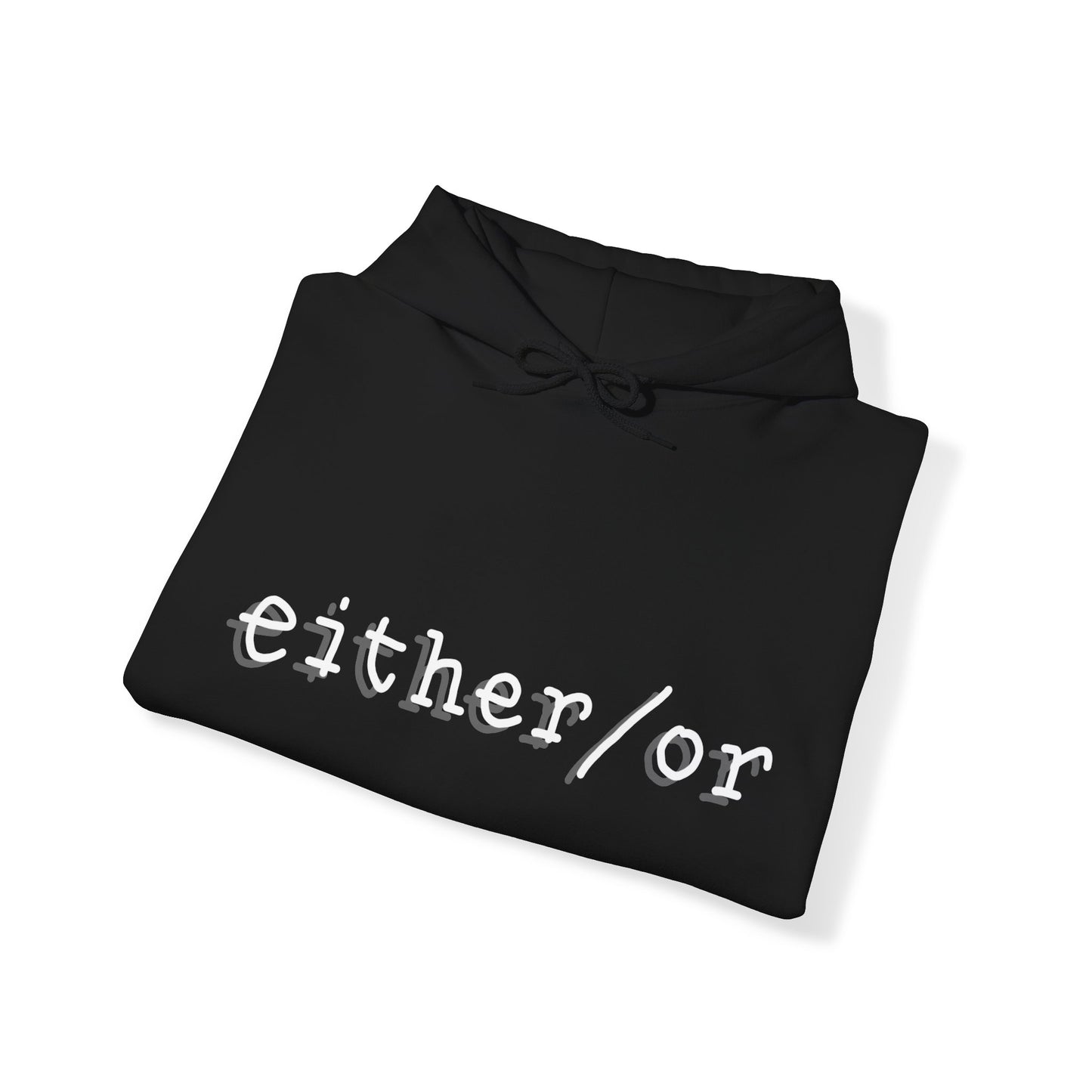 either / or hoodie
