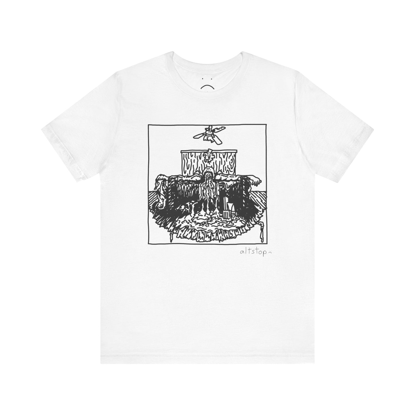 brain spill & broken ceiling fan tee