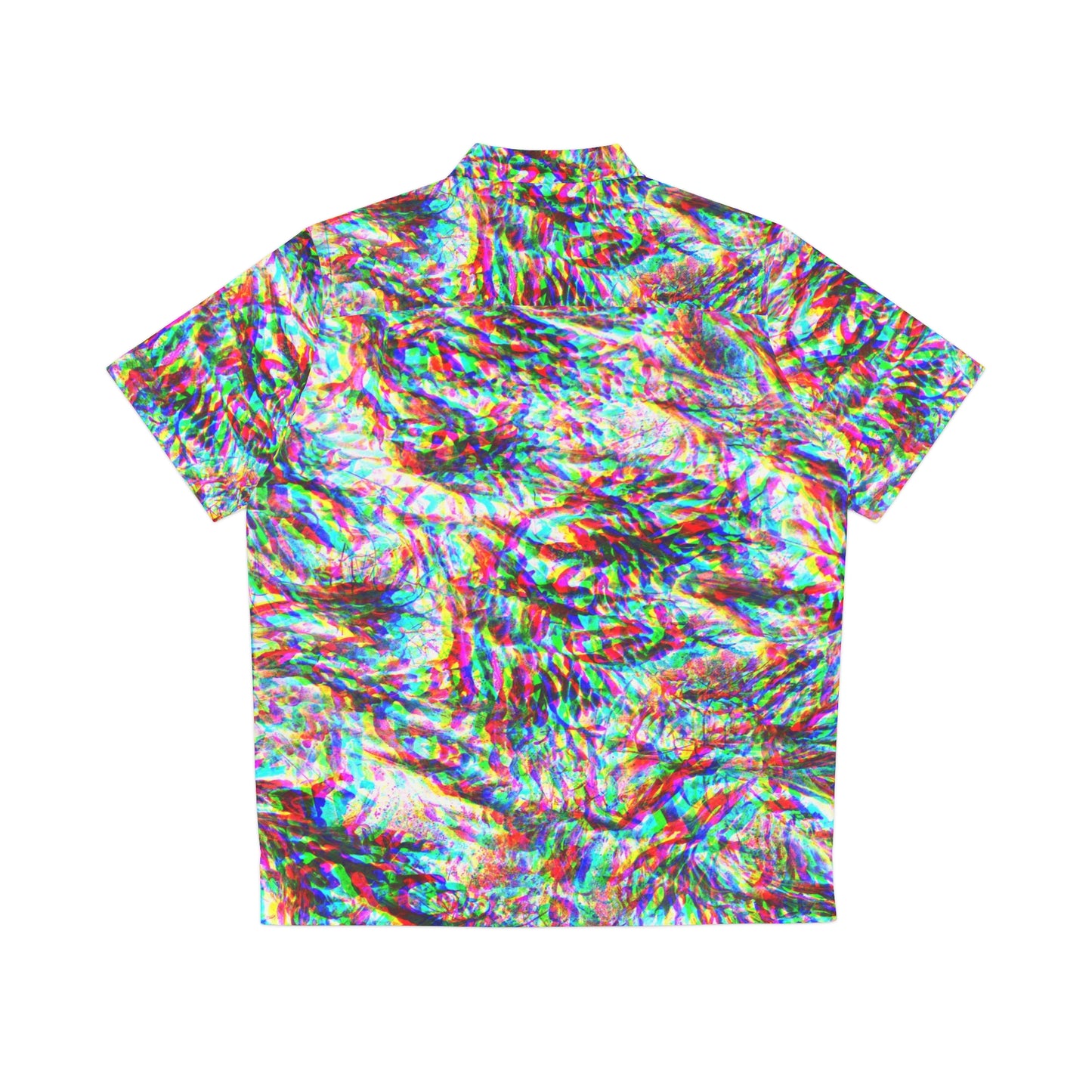glitch seaweed hawaiian shirt