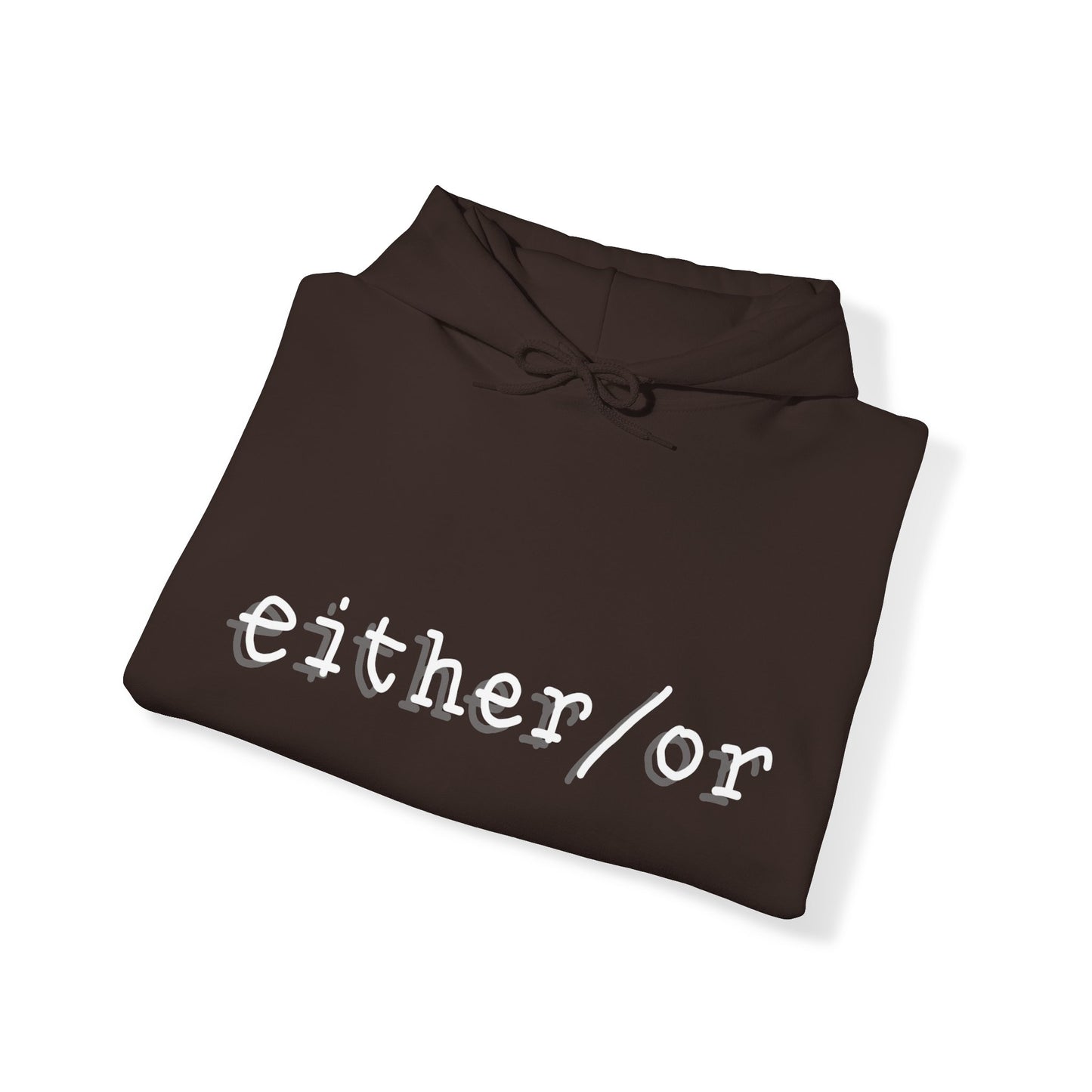 either / or hoodie