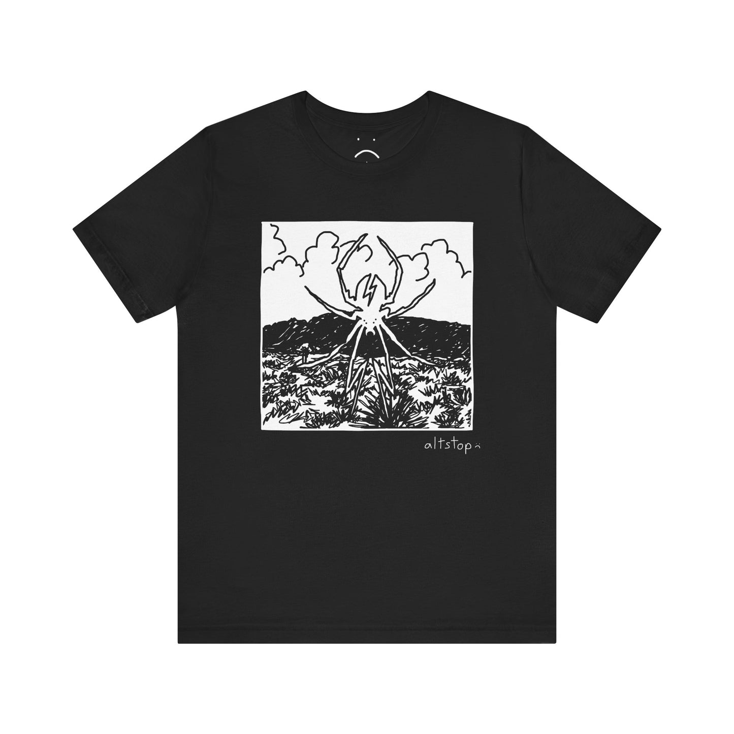 lightning spider tee