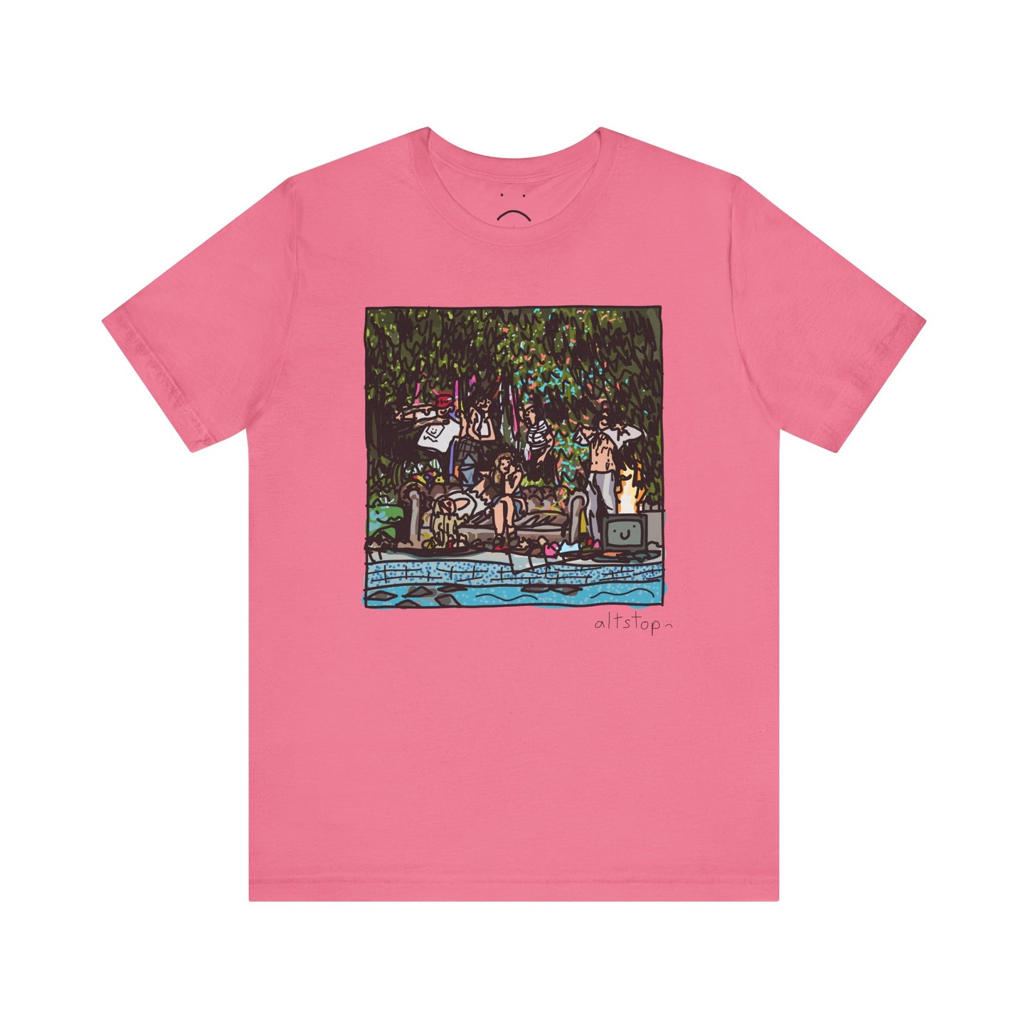 who let the girls out deluxe tee