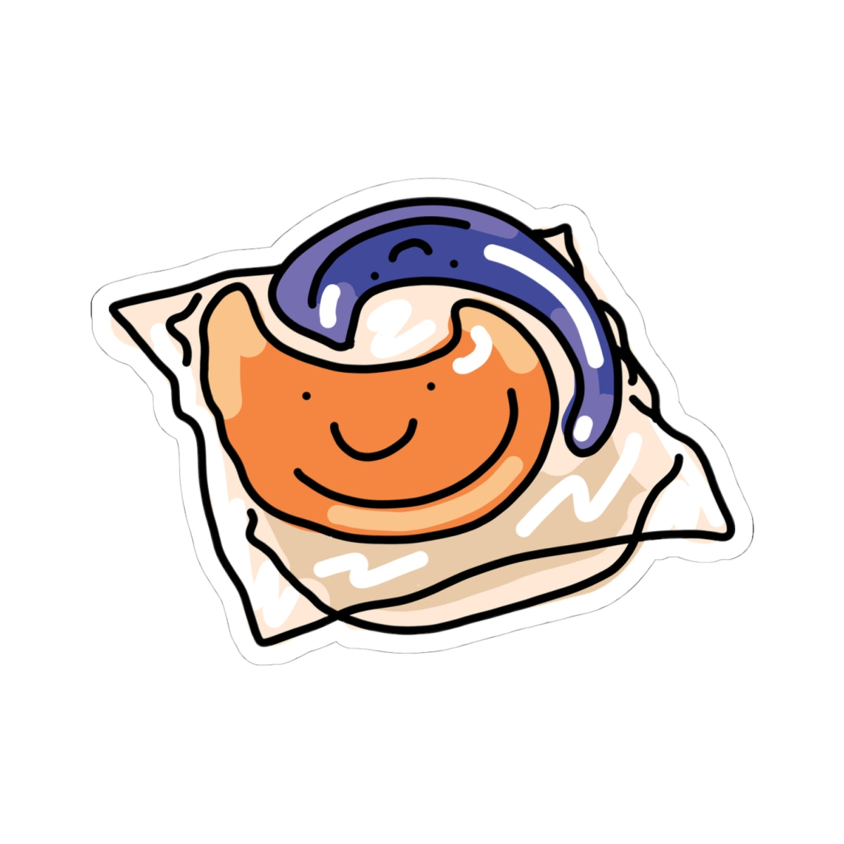 yummy gen z snack pod sticker