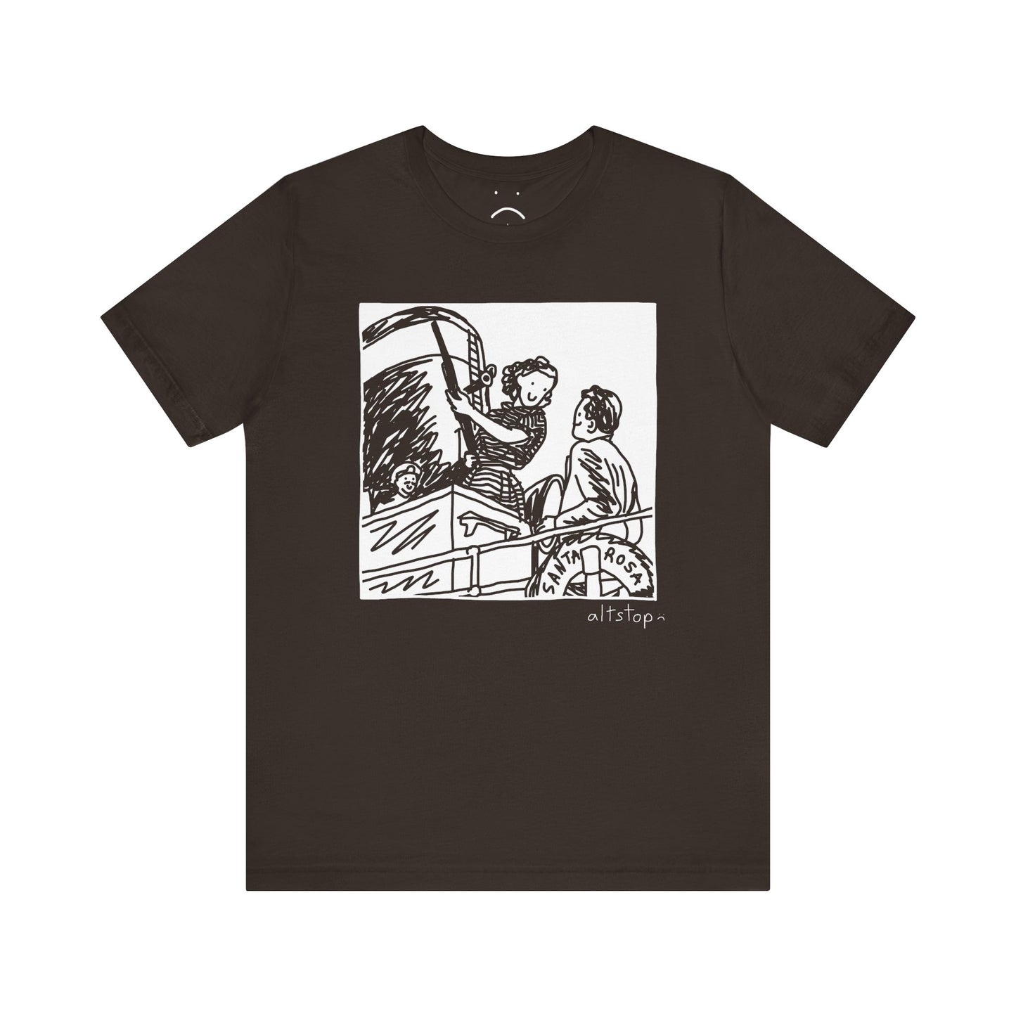 sailor woman with a gun tee
