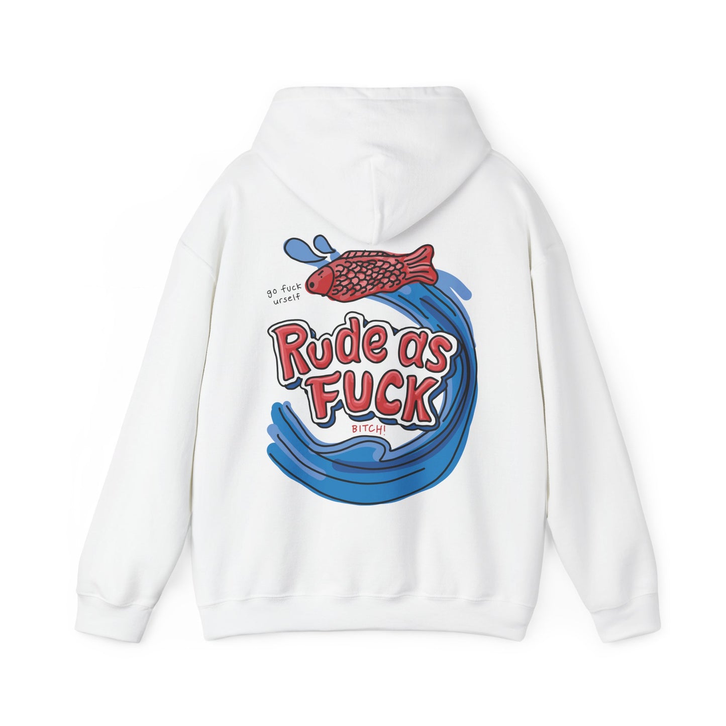 rude as fuck hoodie