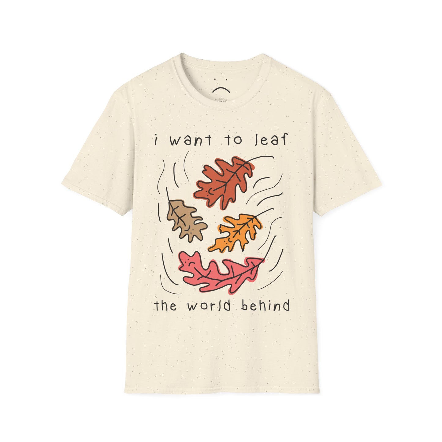 leaf the world behind tee
