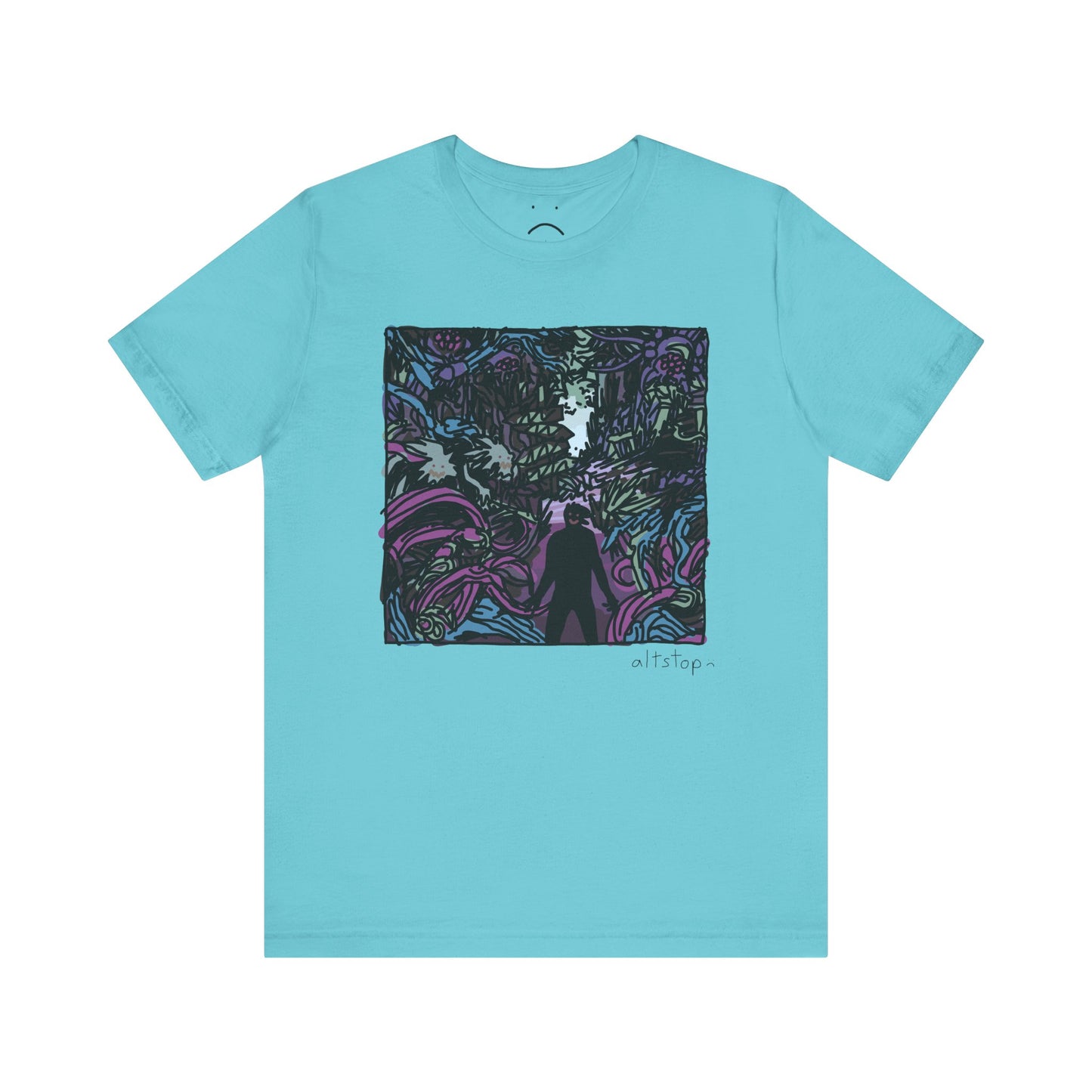 spooky forest deluxe tee