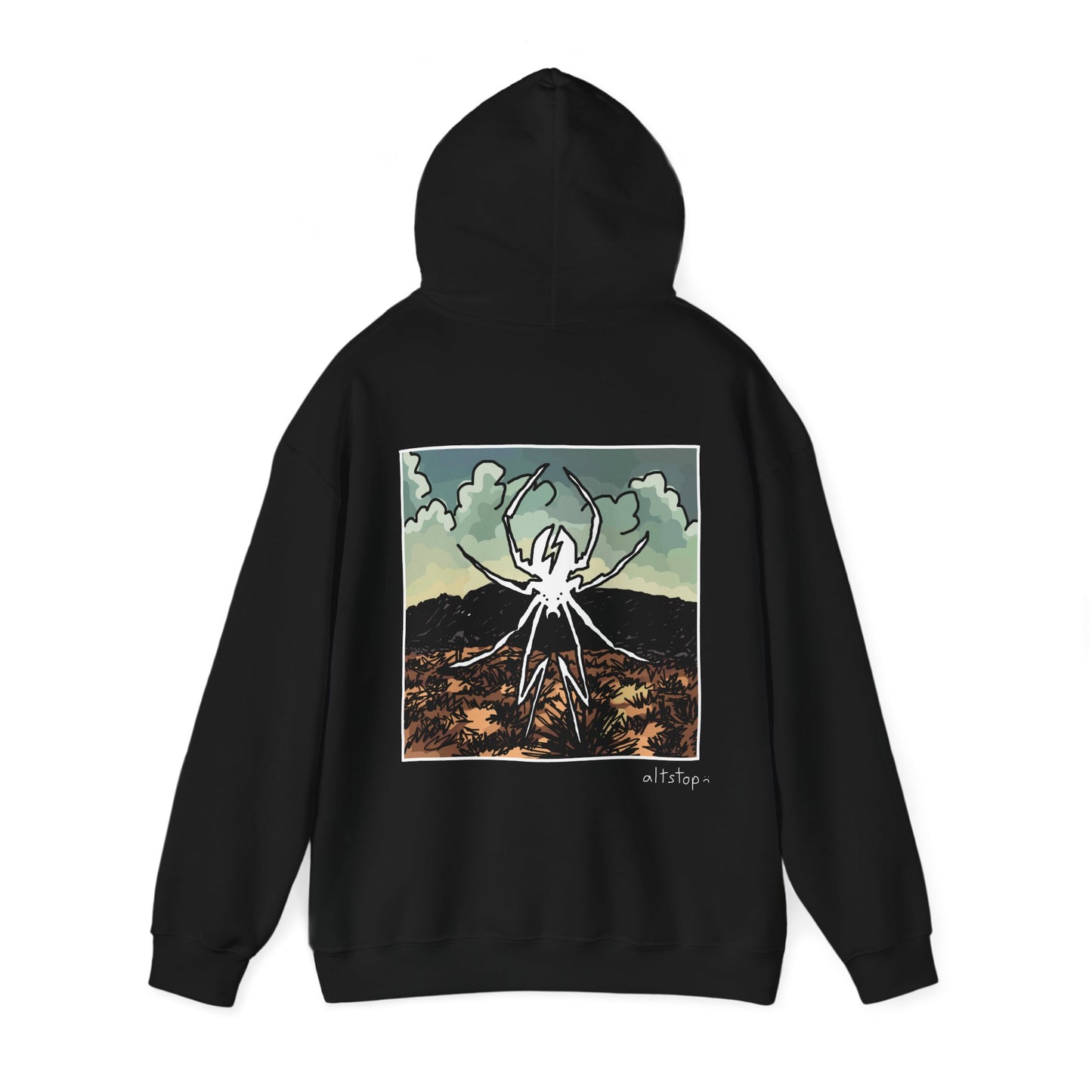 i heart spider days hoodie