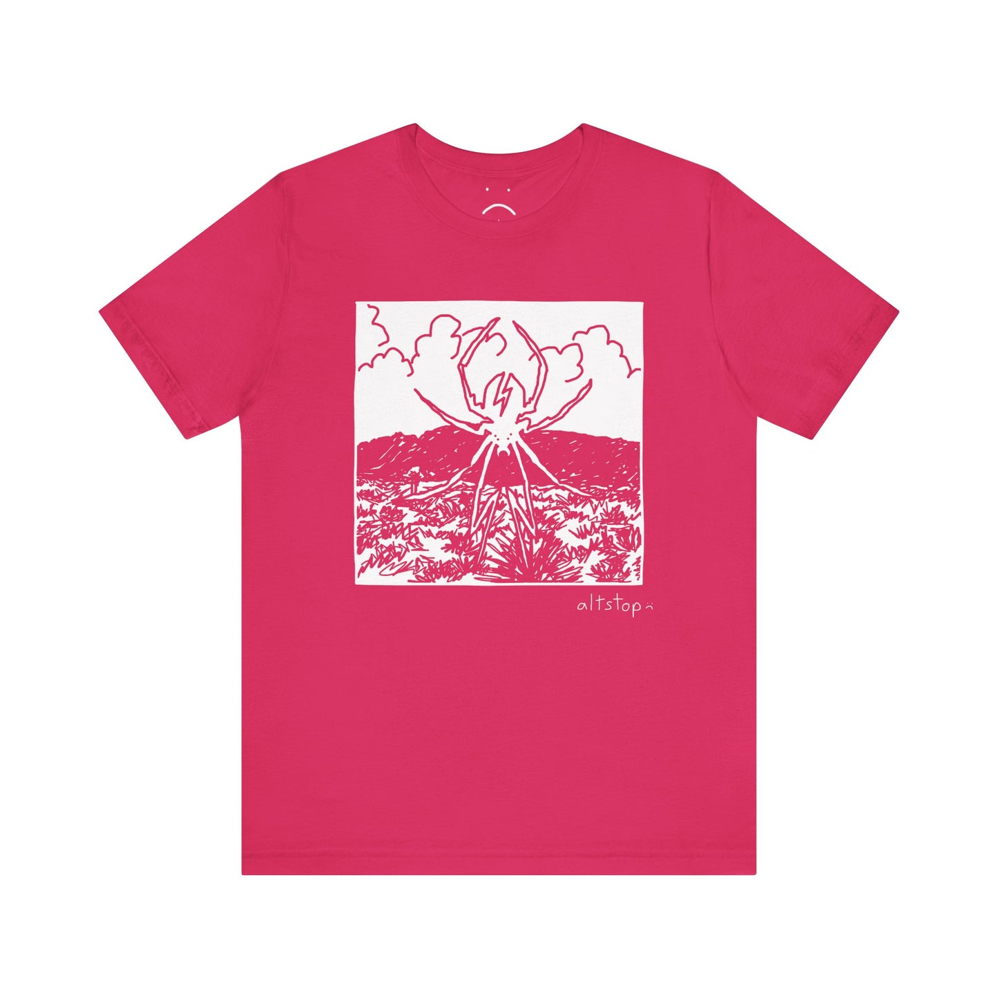 lightning spider tee