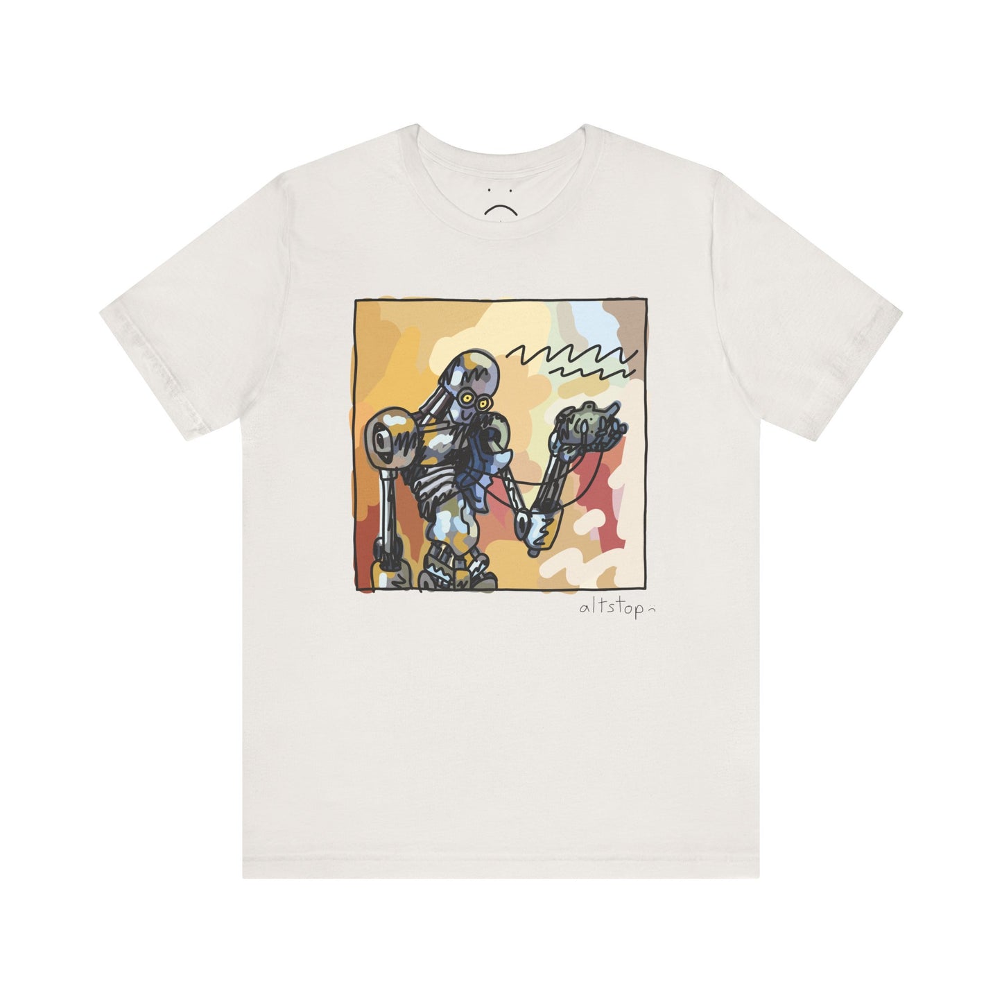 robo with a heart deluxe tee
