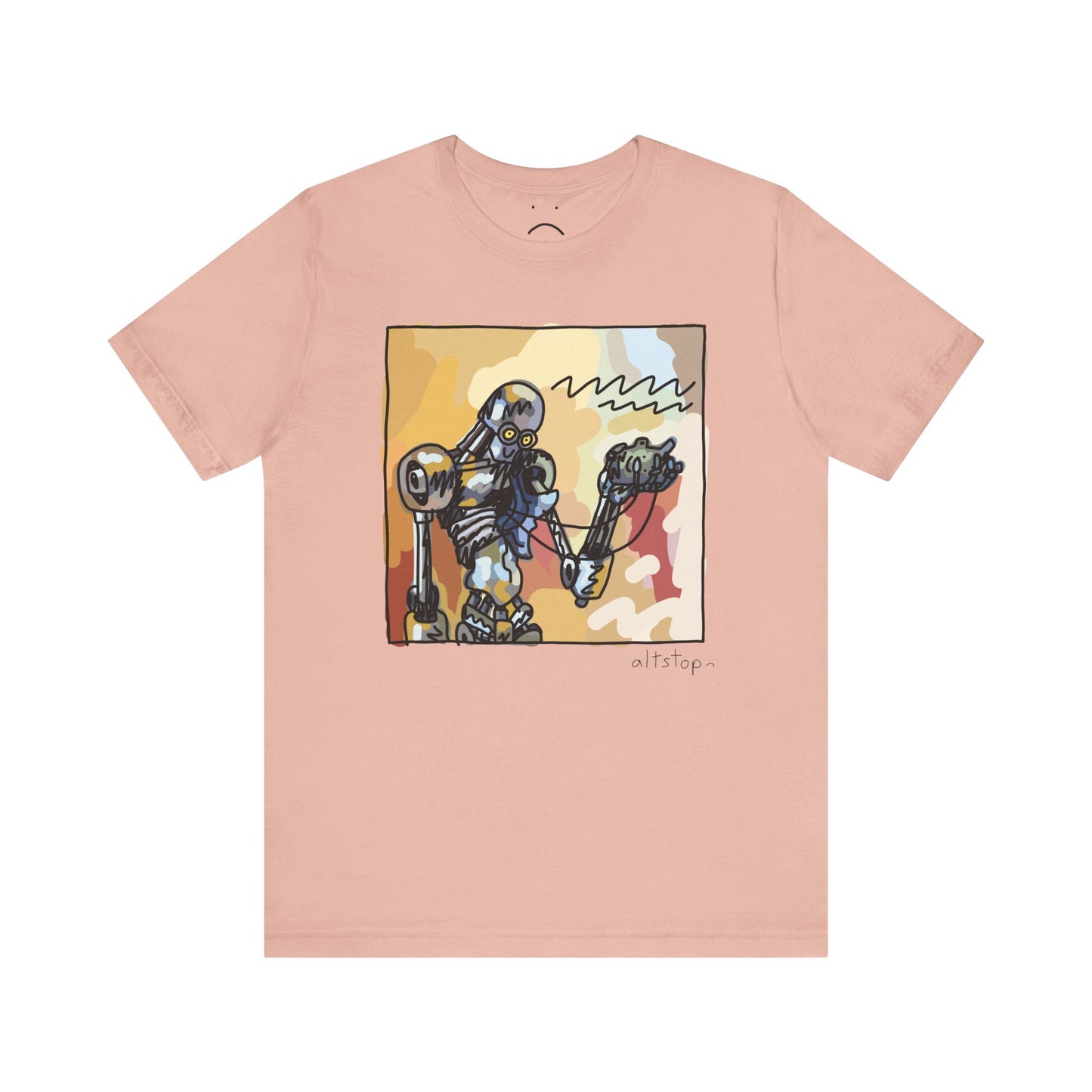robo with a heart deluxe tee