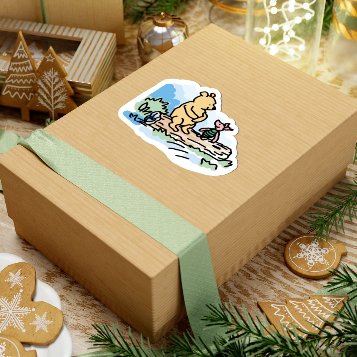 pooh & piglet sticker