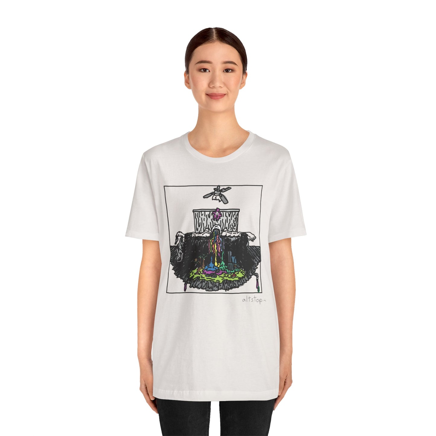 brain spill & broken ceiling fan deluxe tee