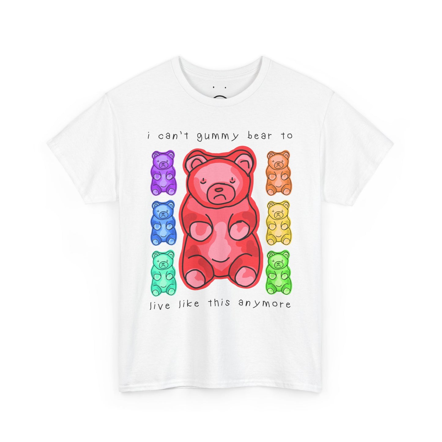 i can't gummy bear tee