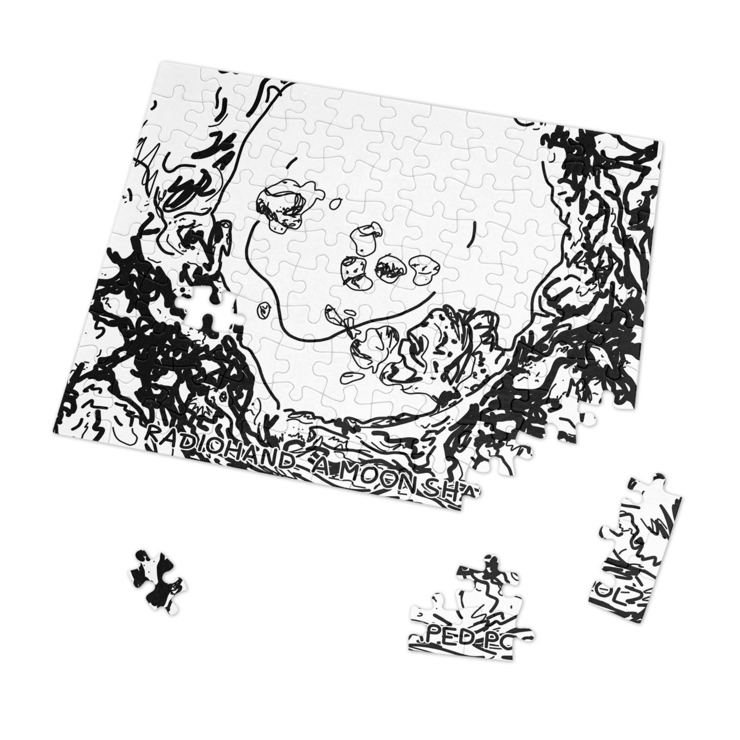 moon shaped pool jigsaw puzzle