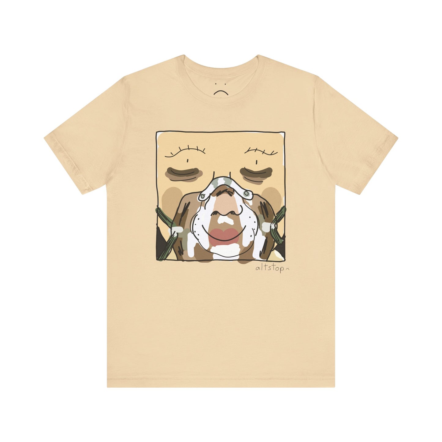 oxygen mask lady deluxe tee