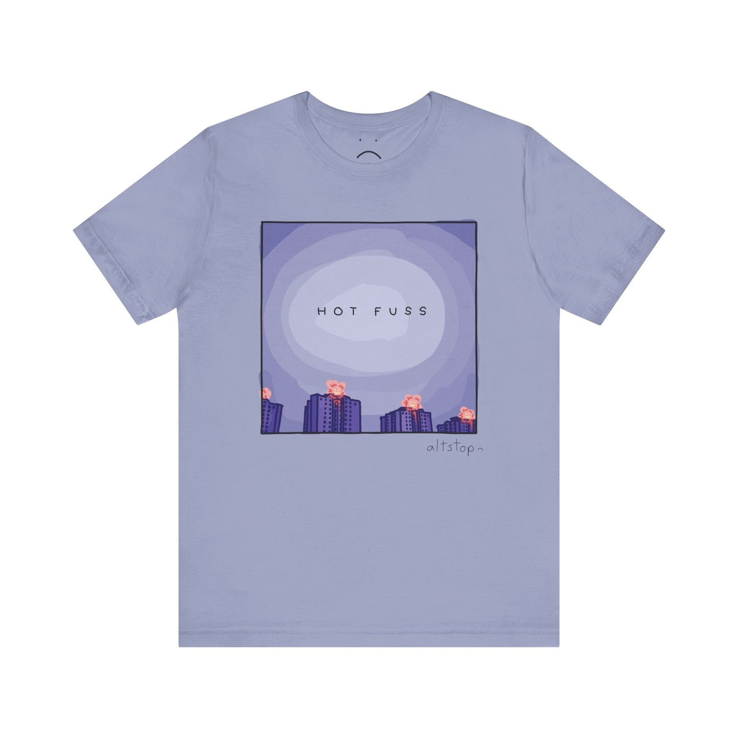 smiley buildings in beijing deluxe tee
