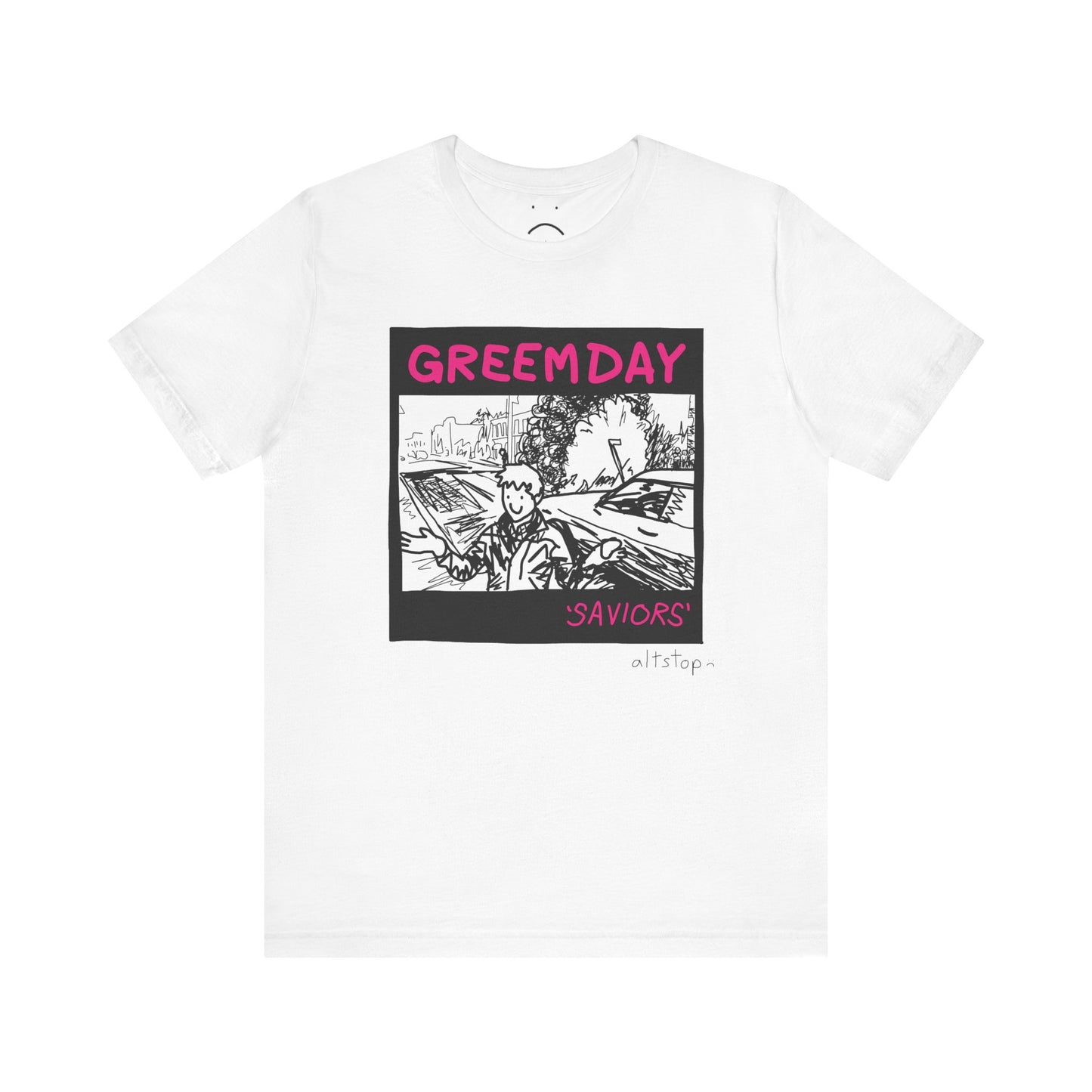 rock boi riot in the street tee