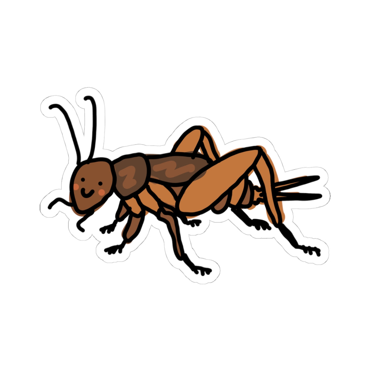 happy cricket sticker