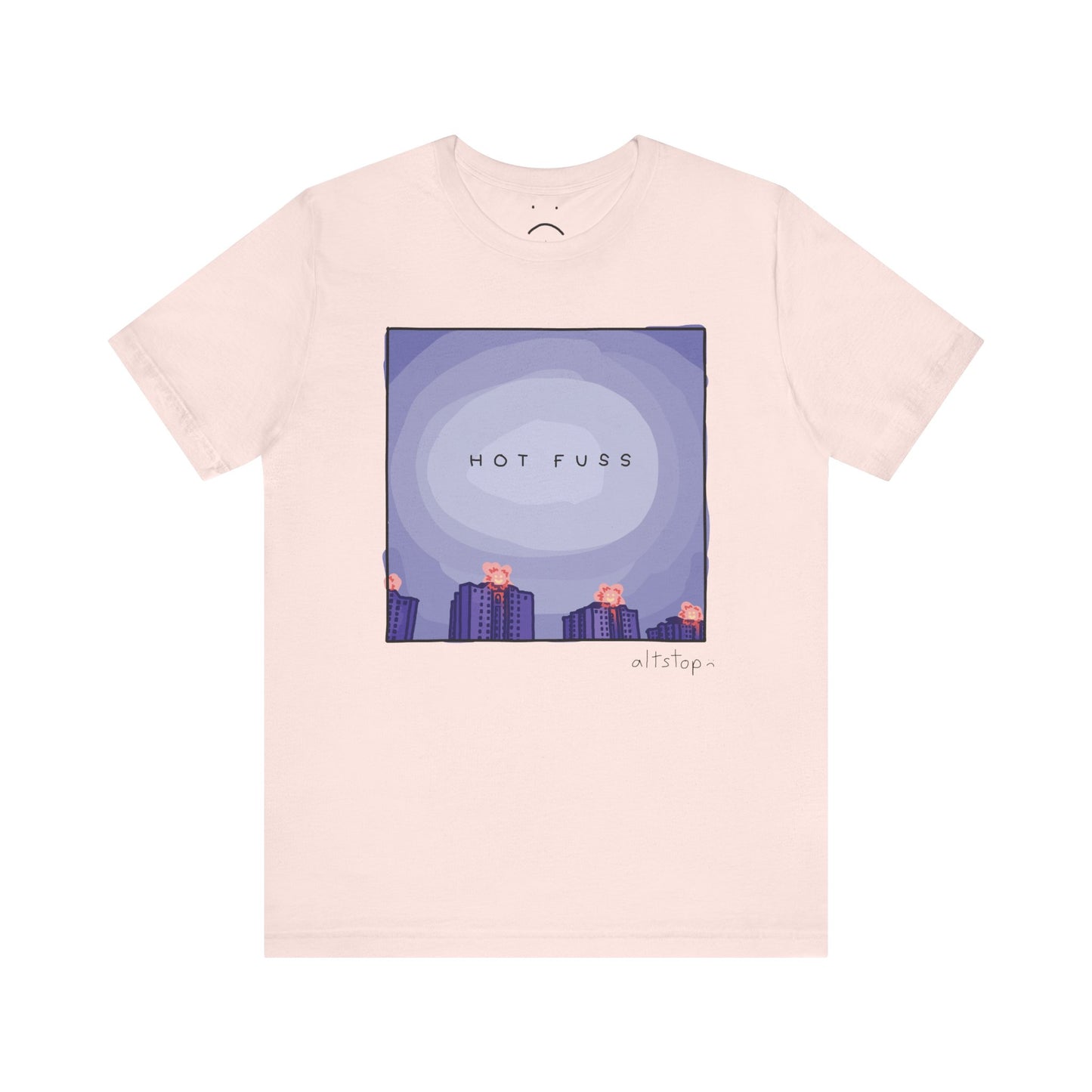 smiley buildings in beijing deluxe tee