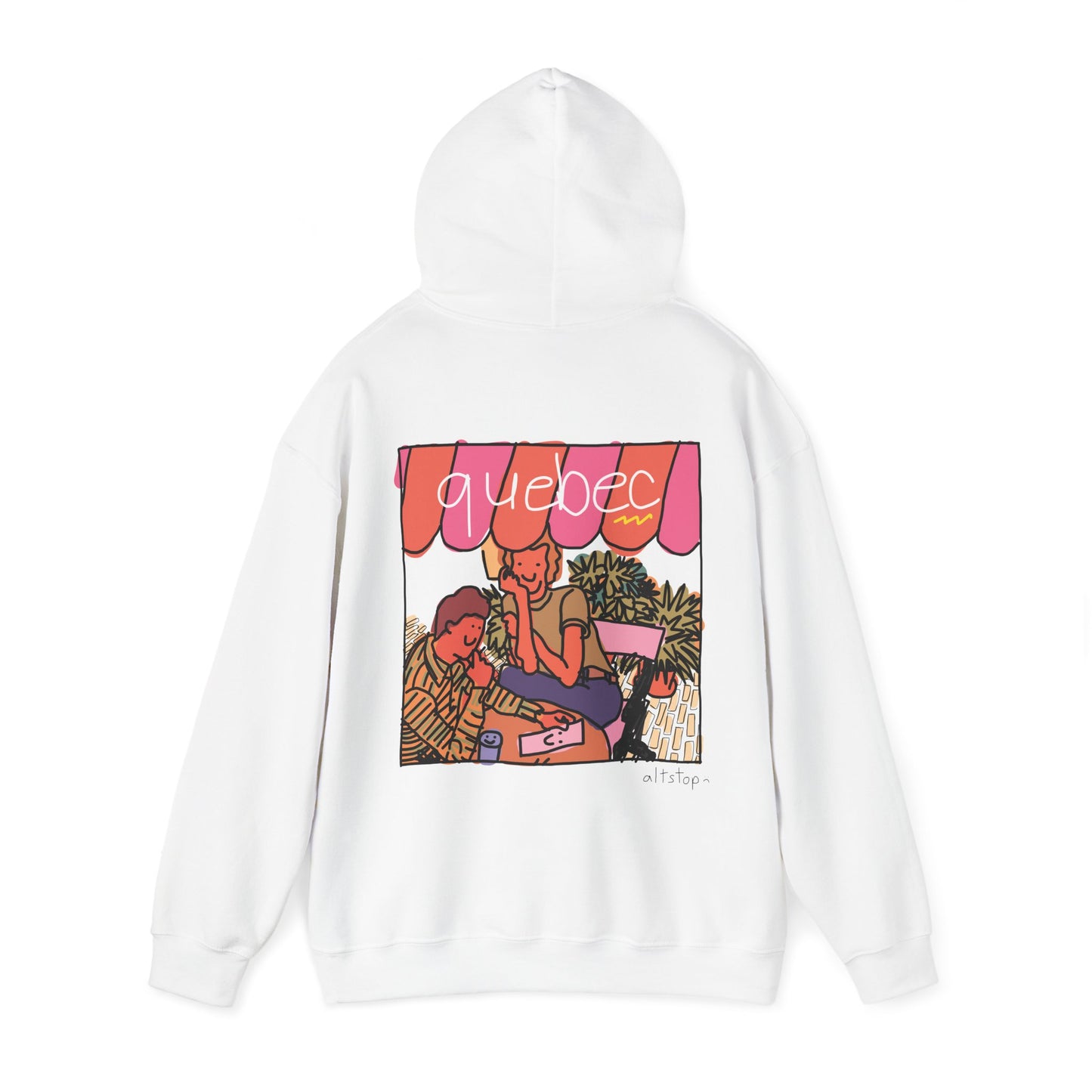 i heart quebec hoodie