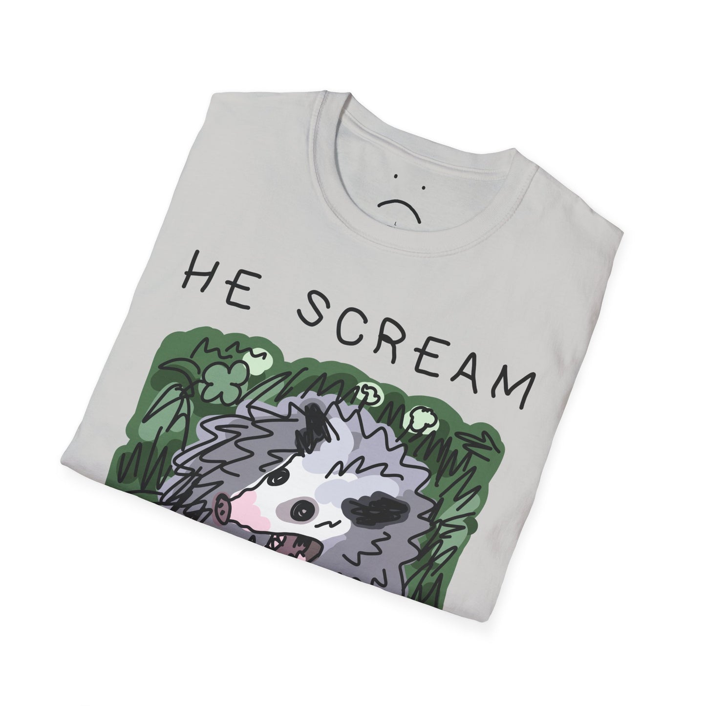 he scream at own ass tee