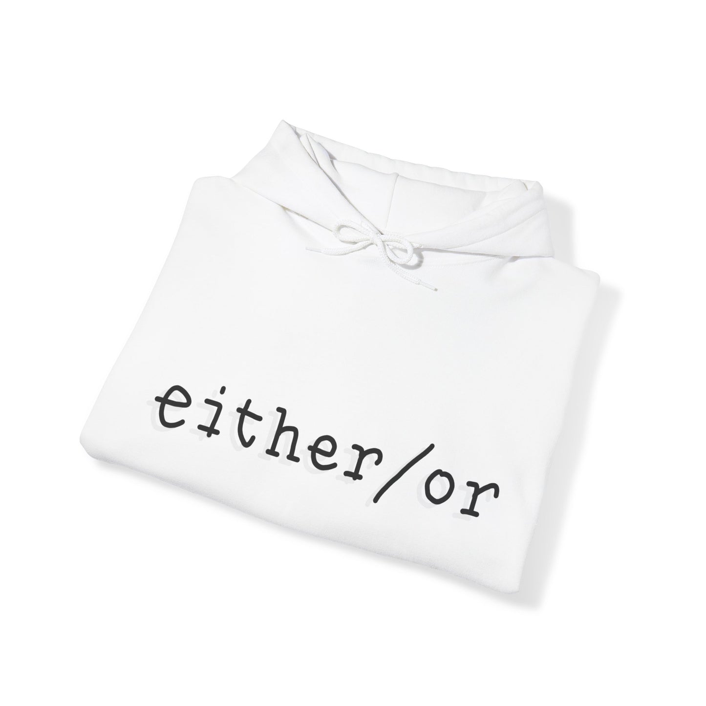 either / or hoodie