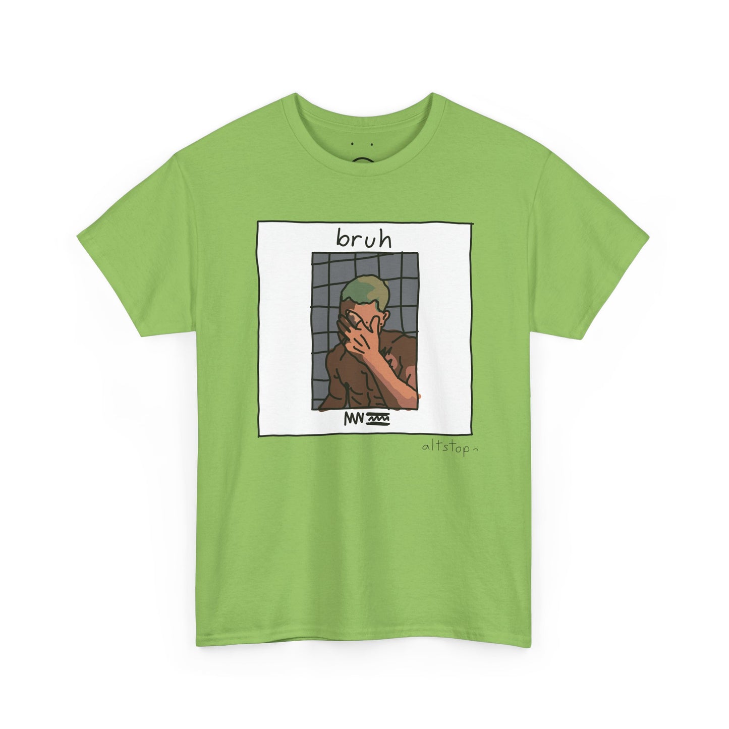 blond bruh deluxe tee