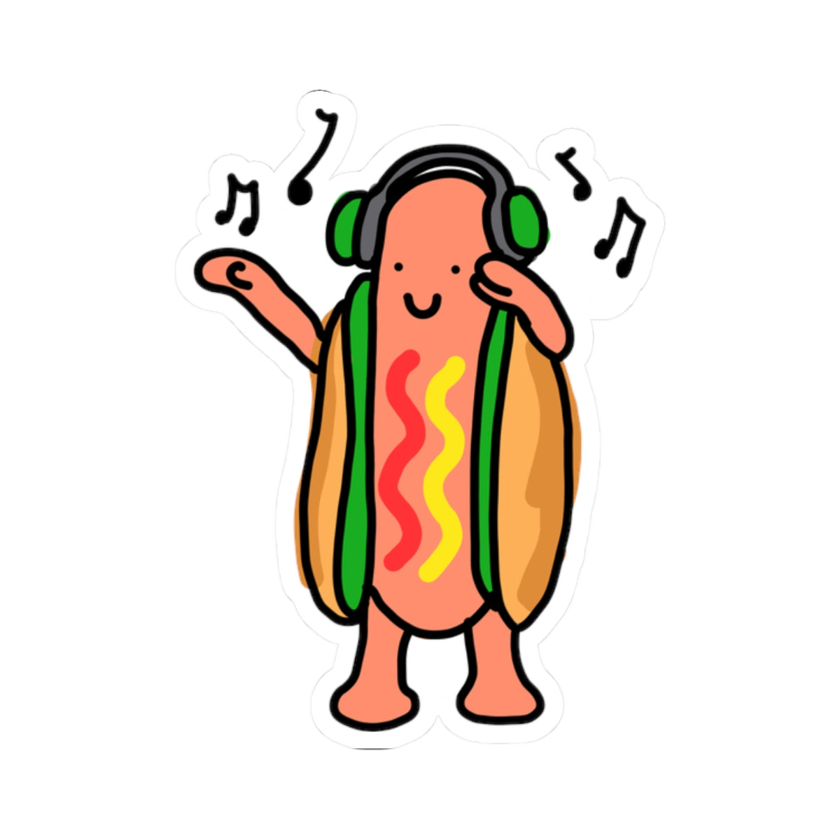 twerkin hot dog sticker