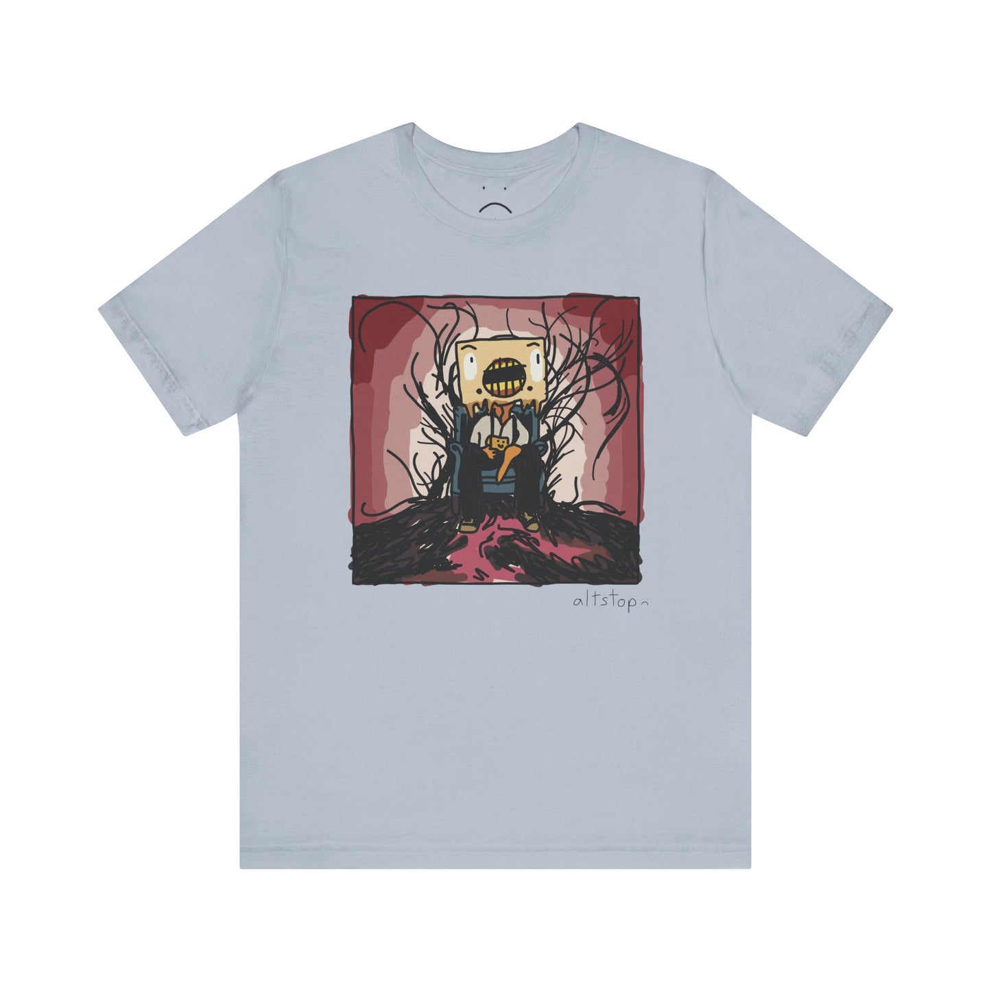 melting rectangle head deluxe tee