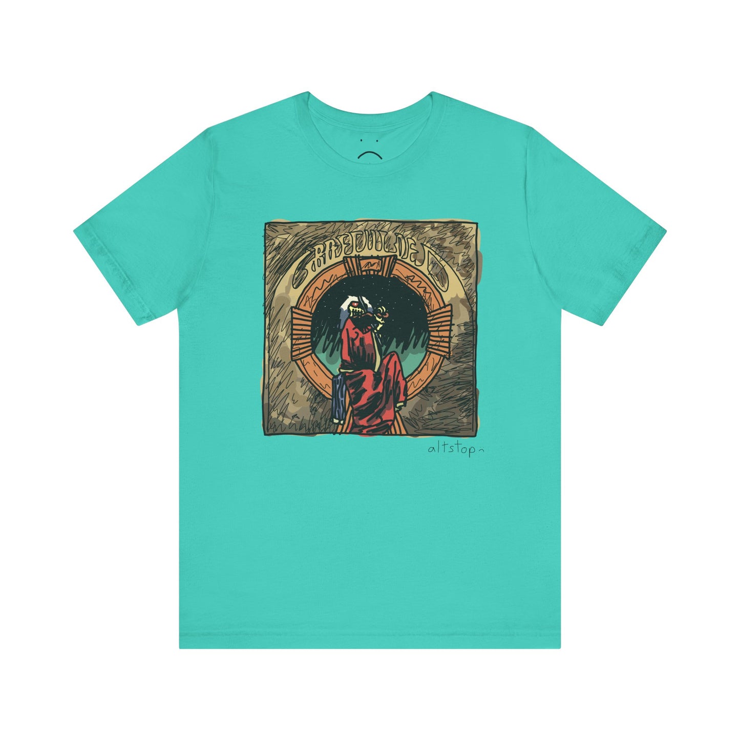 violin skeleton for allah deluxe tee