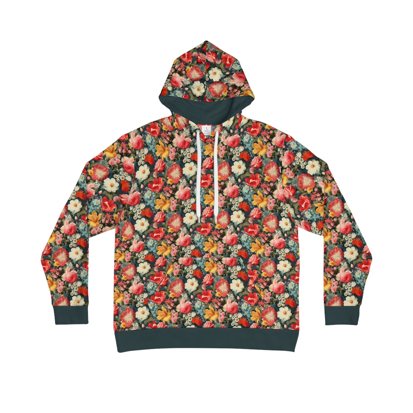 vintage flowers hoodie