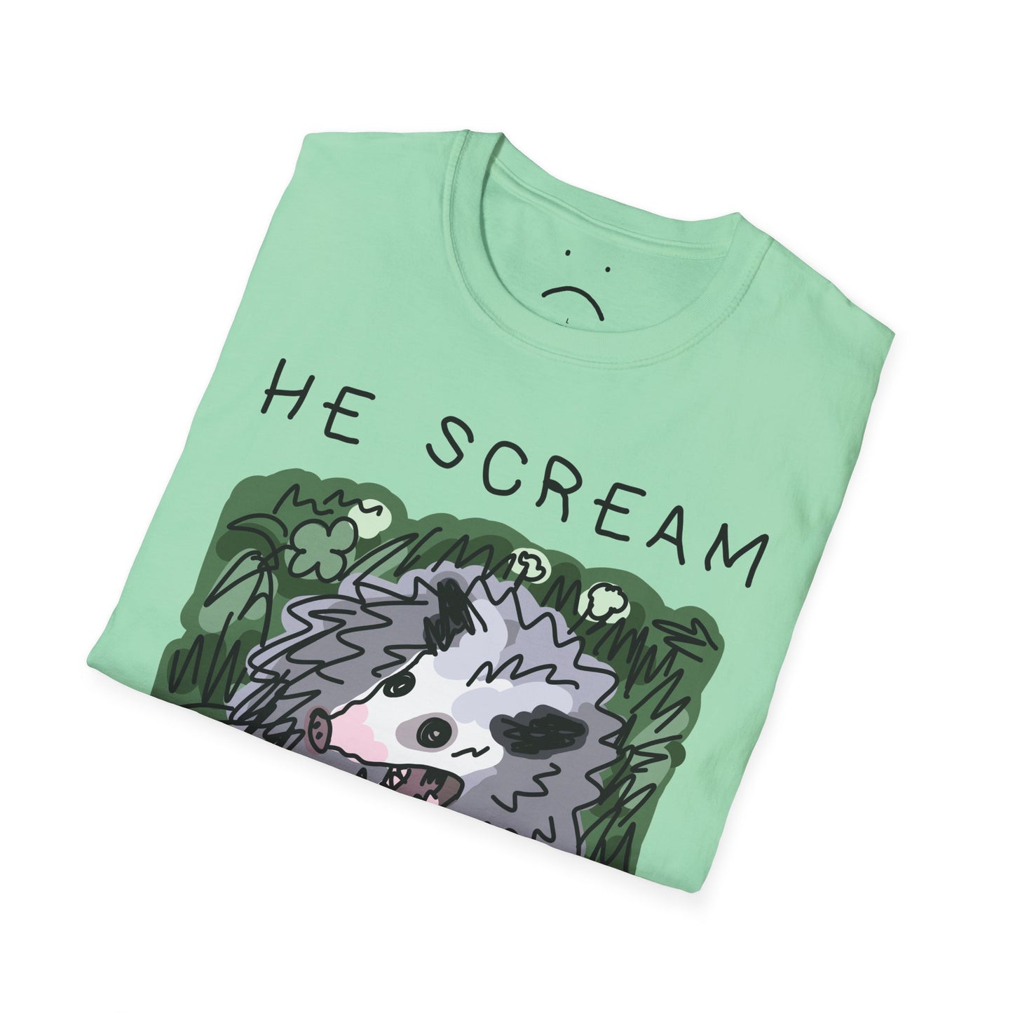 he scream at own ass tee